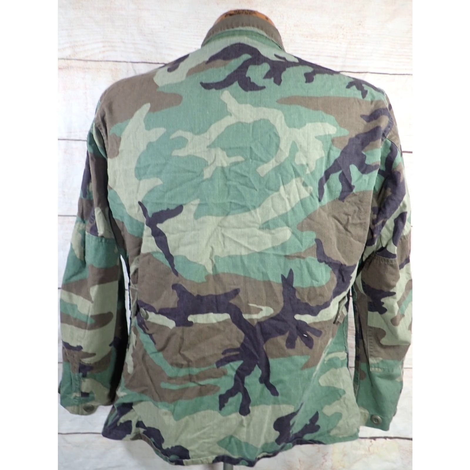 Vintage VINTAGE USMC Military Jacket Coat Mens Small USMC Woodland 80s 1985 Size US S / EU 44-46 / 1 - 4 Thumbnail