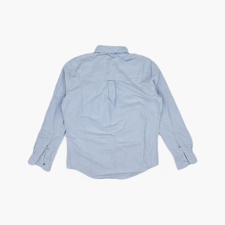 AMI AMIPARIS Blue Heart Logo Oxford Shirt -2507 Size US M / EU 48-50 / 2 - 3 Thumbnail