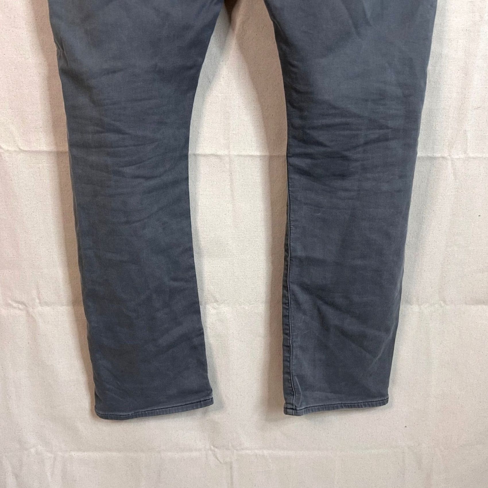 Polo Ralph Lauren Polo Ralph Lauren Gray Solid Cotton Slim Fit Five Pocket Chino Pants 36x32 Mens Size US M / EU 48-50 / 2 - 7 Thumbnail