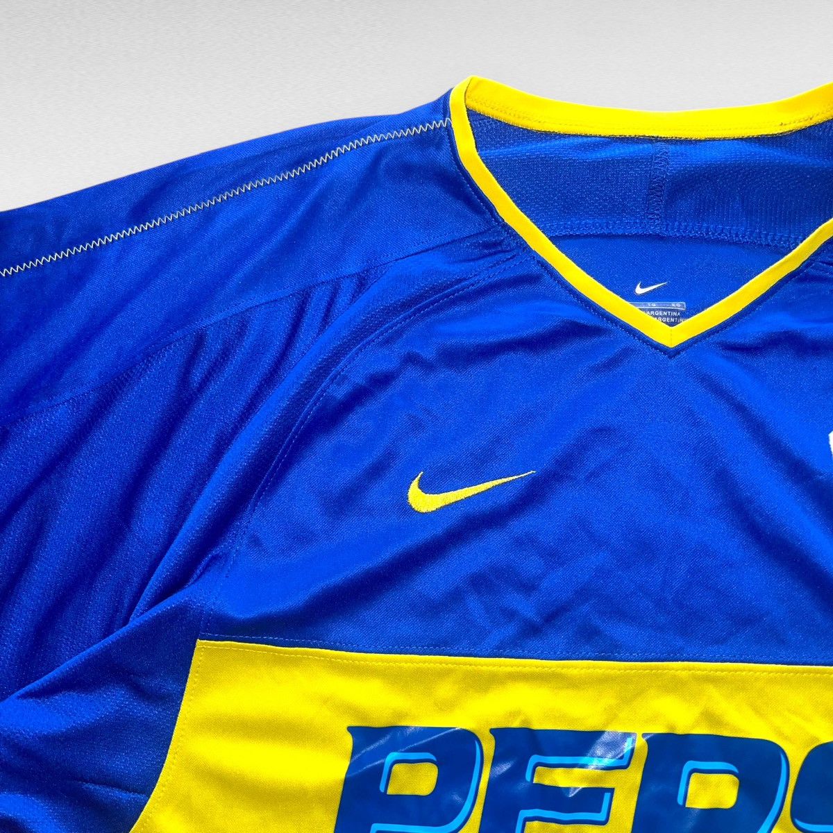 Nike NIKE BOCA JUNIORS 2003-2004 HOME Jersey Futbol Soccer XL Size US XL / EU 56 / 4 - 4 Thumbnail