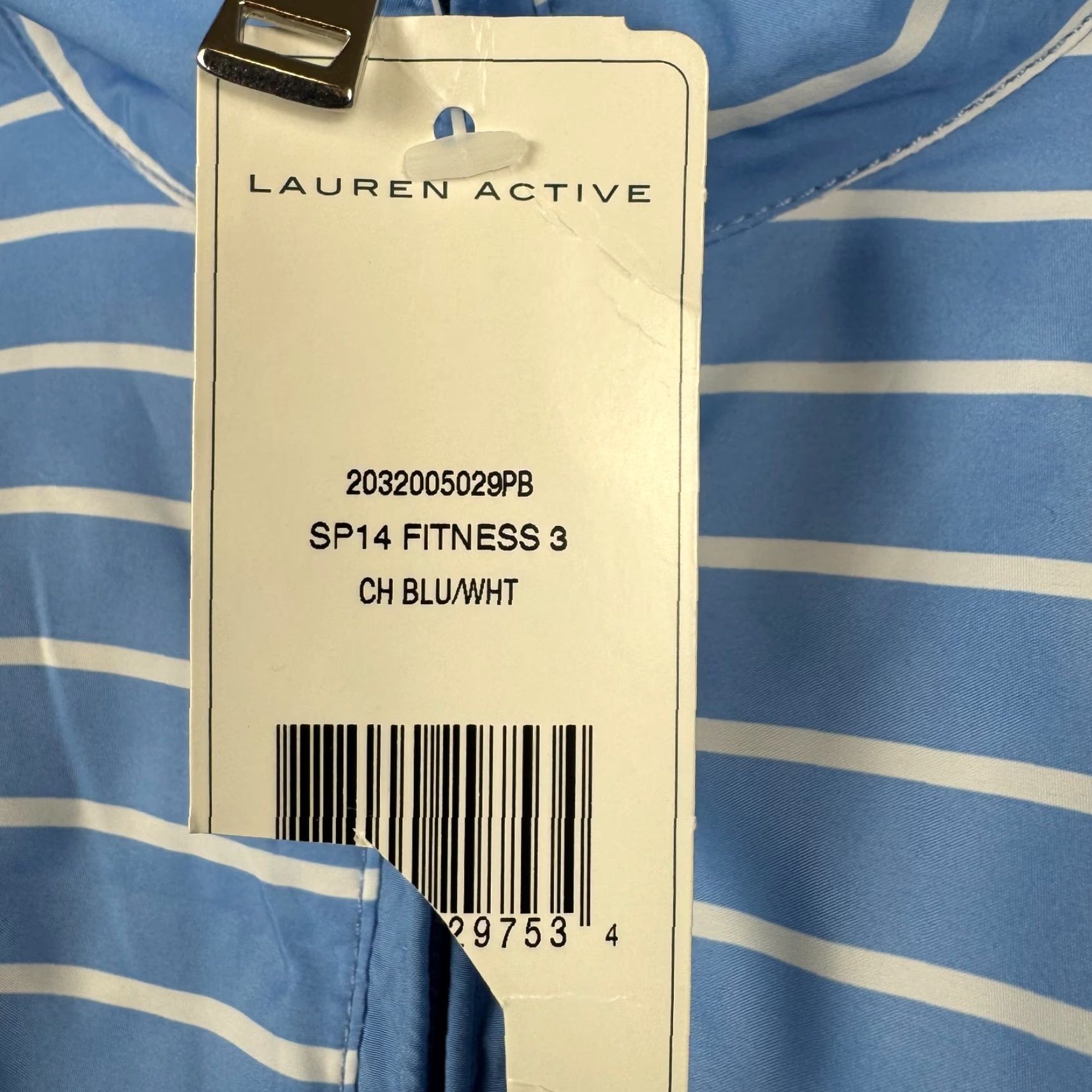 Ralph Lauren Lauren Ralph Lauren Active Womens Large Blue Full Zip Lightweight Jacket NEW Size L / US 10 / IT 46 - 5 Thumbnail