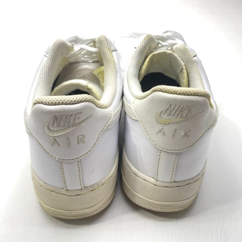 Nike Nike Air Force 1 Low “07” Men Size 13 Triple White Leather 315122-111 Nike Air Force 1 Shoes Classic White Streetwear 2010s Mens Size ONE SIZE - 4 Thumbnail