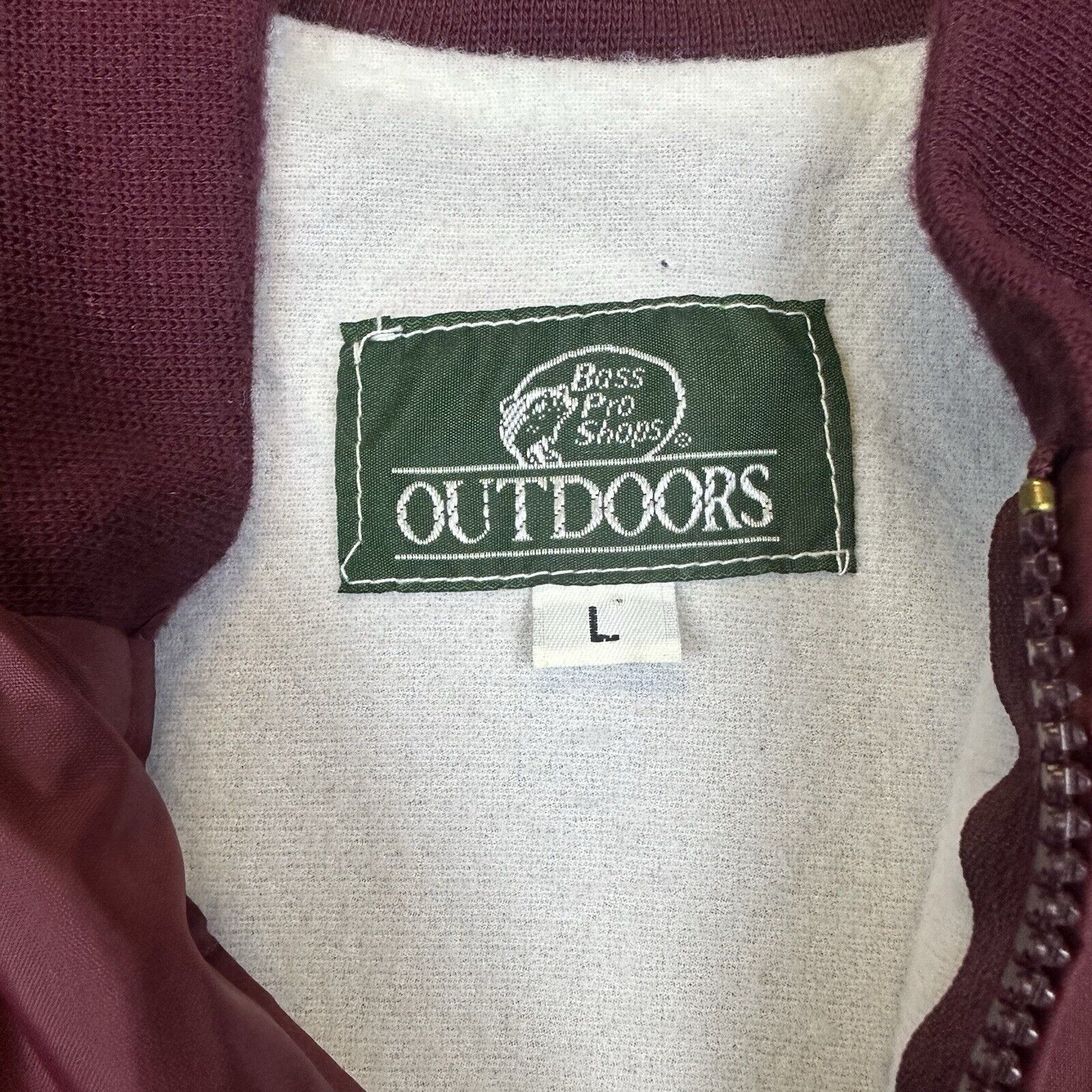Bass Pro Shops × Vintage Vintage 80s Bass Pro Shop Satin Jacket Size US L / EU 52-54 / 3 - 3 Thumbnail