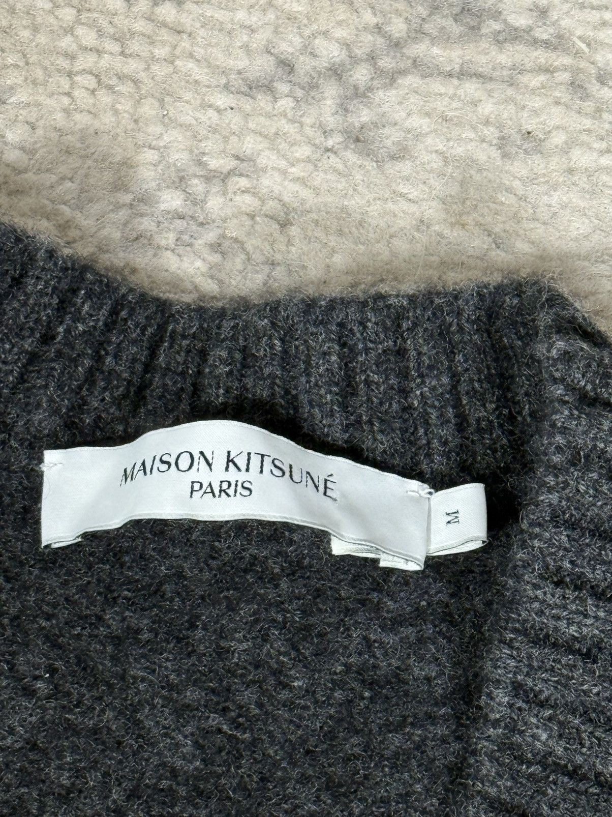 Maison Kitsune Maison Kitsuné Baby Fox Patch Cosy Cardigan Size M / US 6-8 / IT 42-44 - 7 Thumbnail