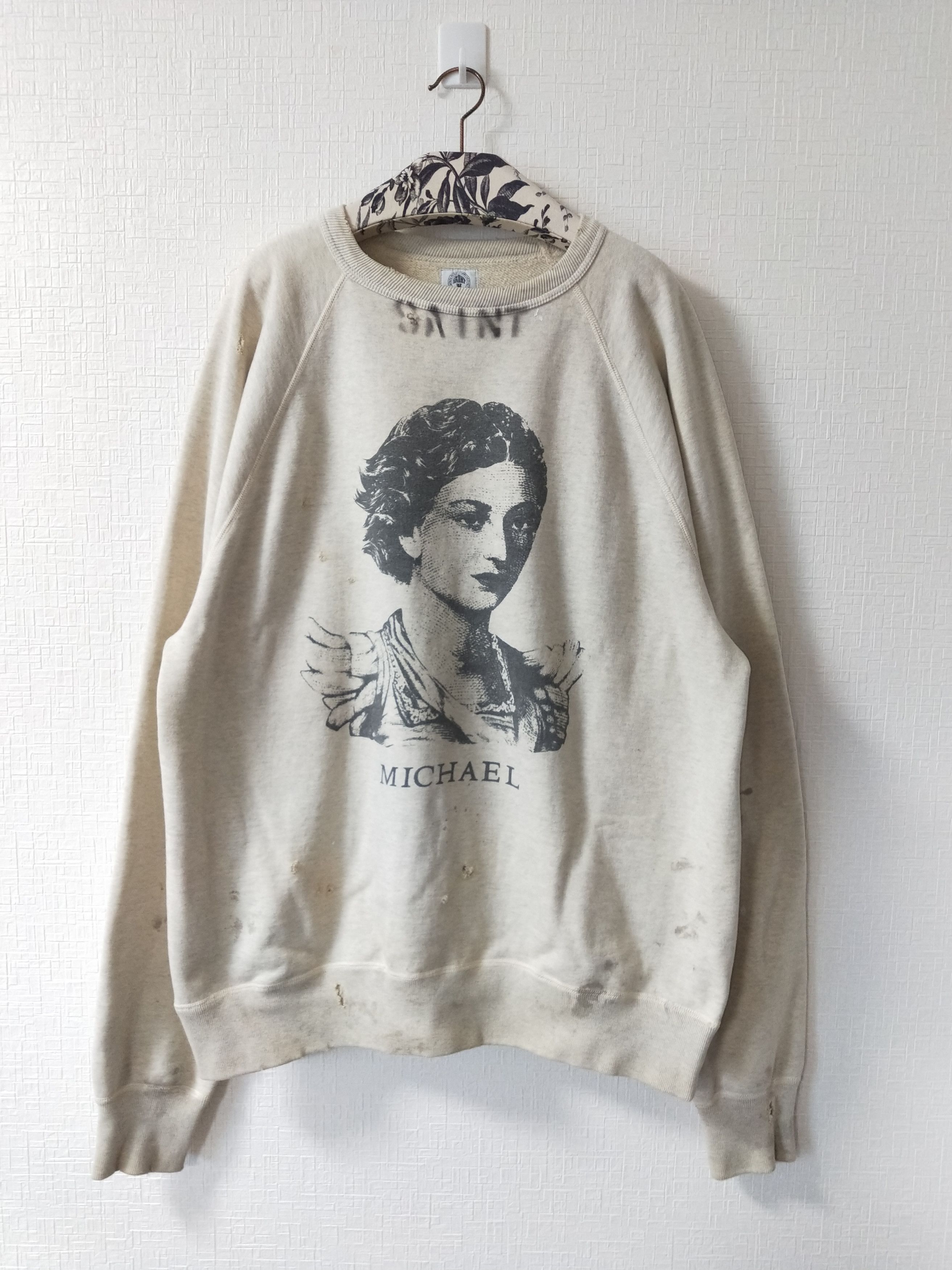 Saint Michael Raglan Sweatshirt Size US XL / EU 56 / 4 - 1 Thumbnail