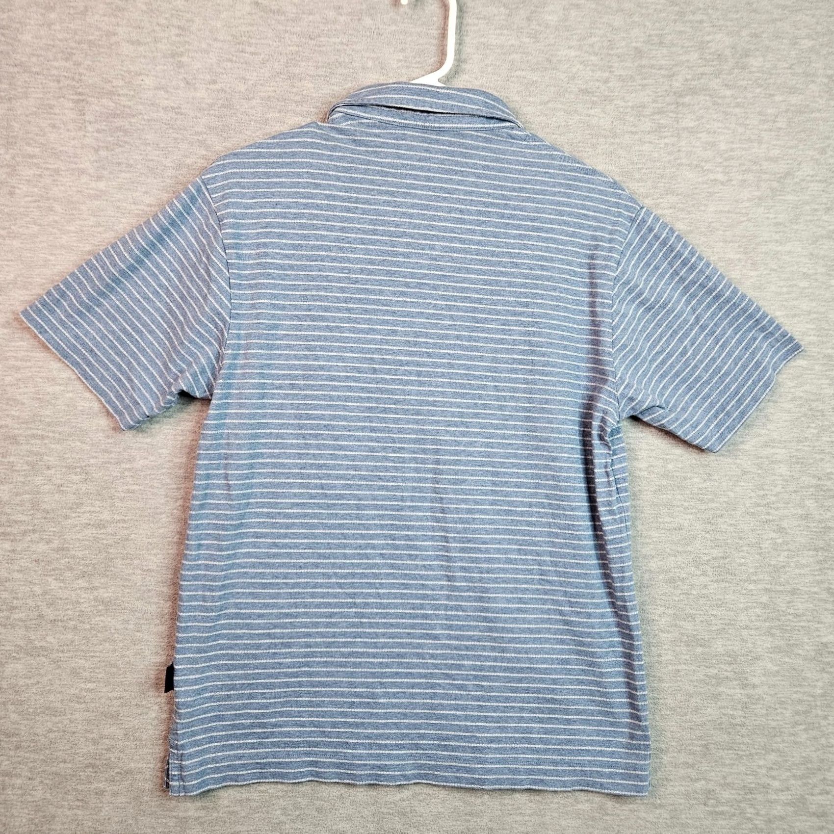 Patagonia Patagonia Polo Shirt Striped Short Sleeve Button Up Blue White Men's S Casual, Outdoor, Travel, Activewear, Sports Size US S / EU 44-46 / 1 - 2 Thumbnail