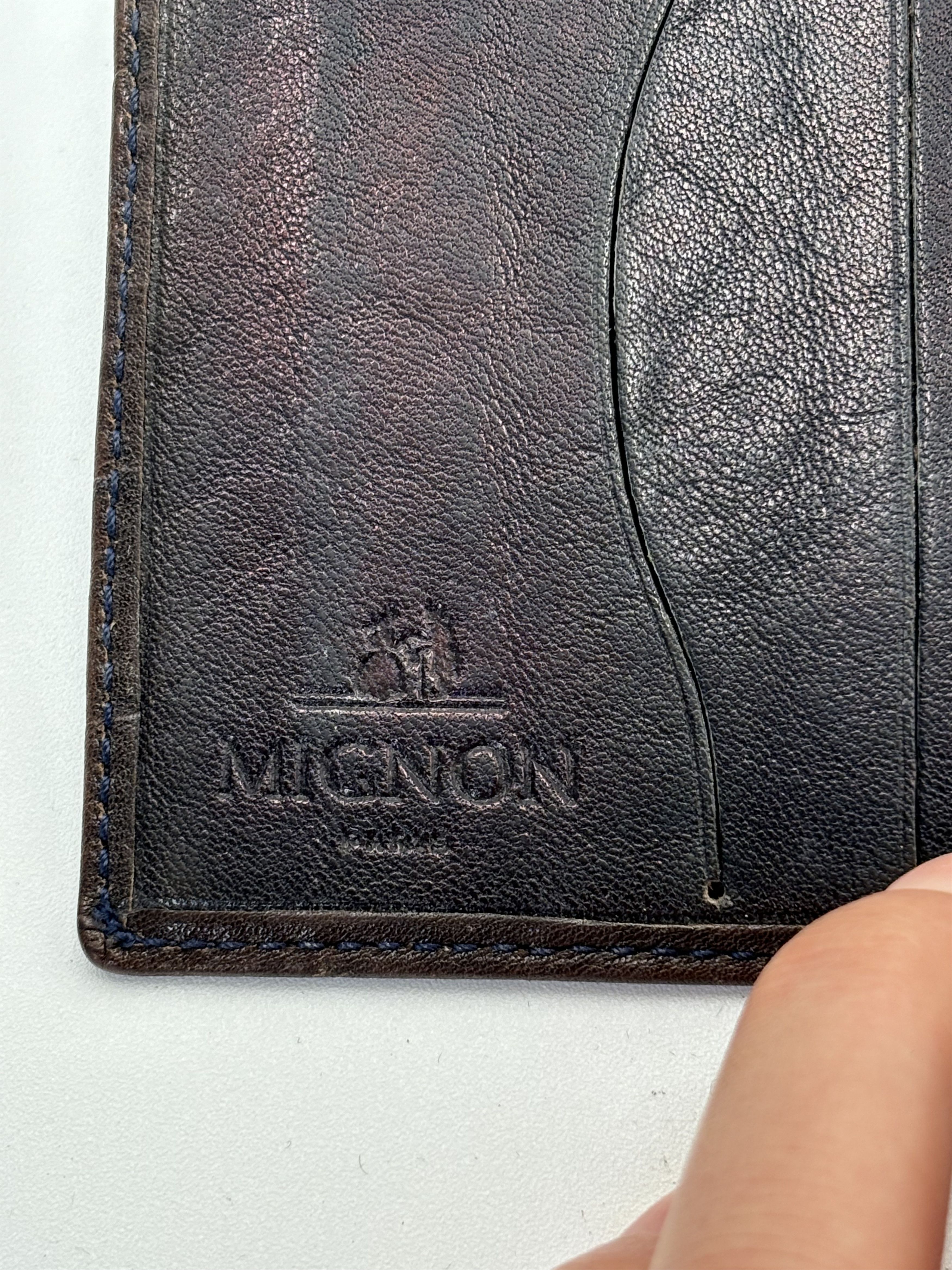 MIGNON Paris Leather Brown Wallet