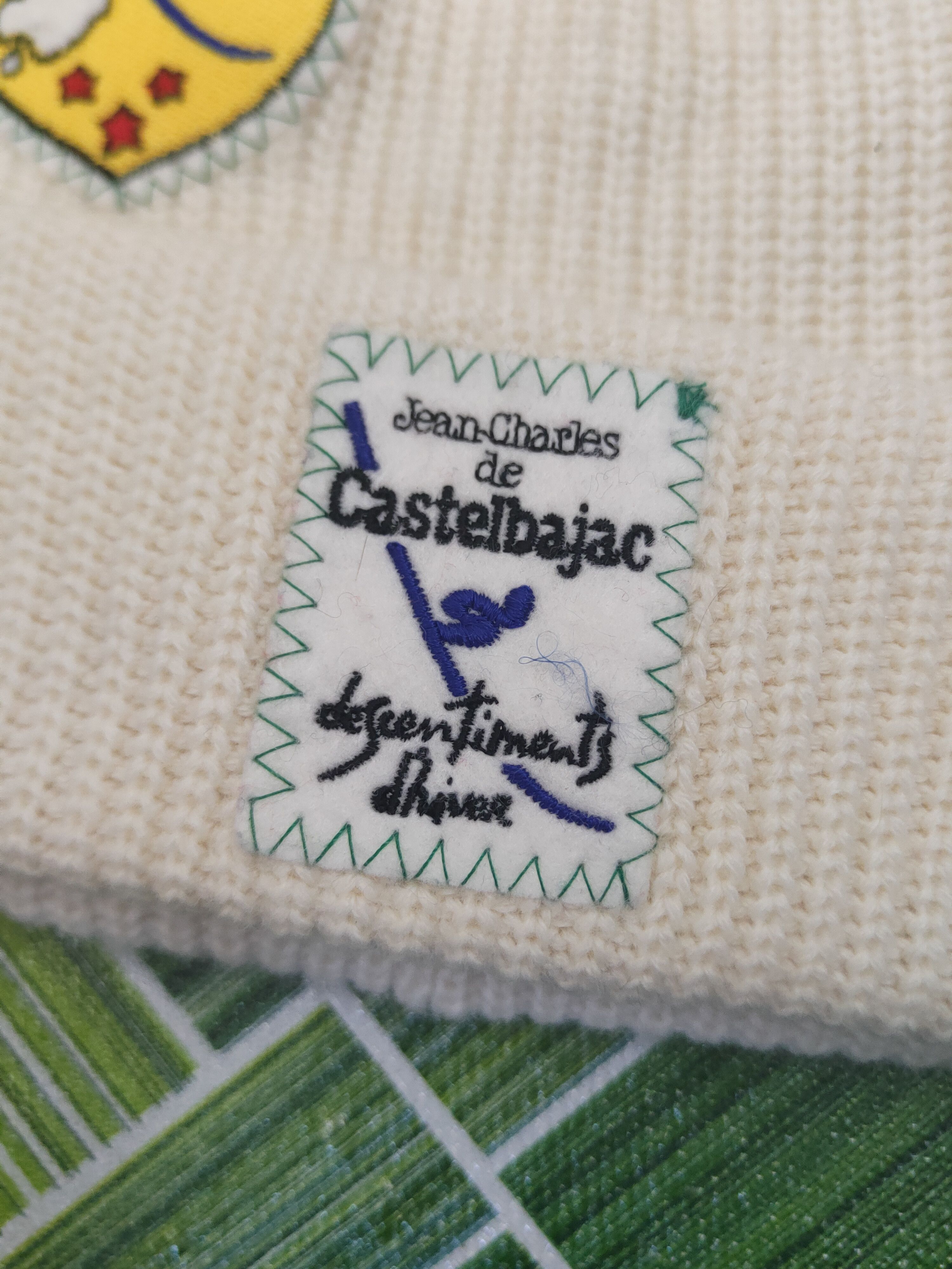 Jean Charles De Castelbajac Jean Charles De Castelbajac Ivory Knit Beanies #1668 Size ONE SIZE - 4 Thumbnail