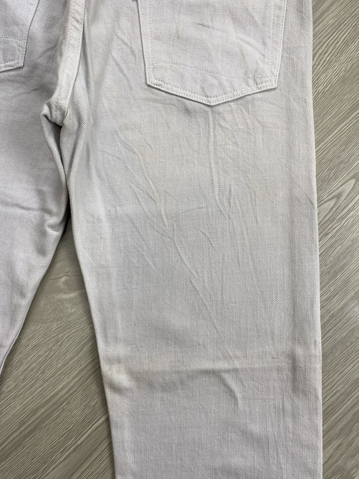 Evan Kinori × Orslow Vintage Orslow Japan Broken White Straight Jeans Size US 29 - 15 Thumbnail