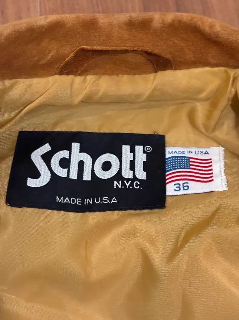 Schott Schott Western style suede jacket Size US S / EU 44-46 / 1 - 4 Thumbnail