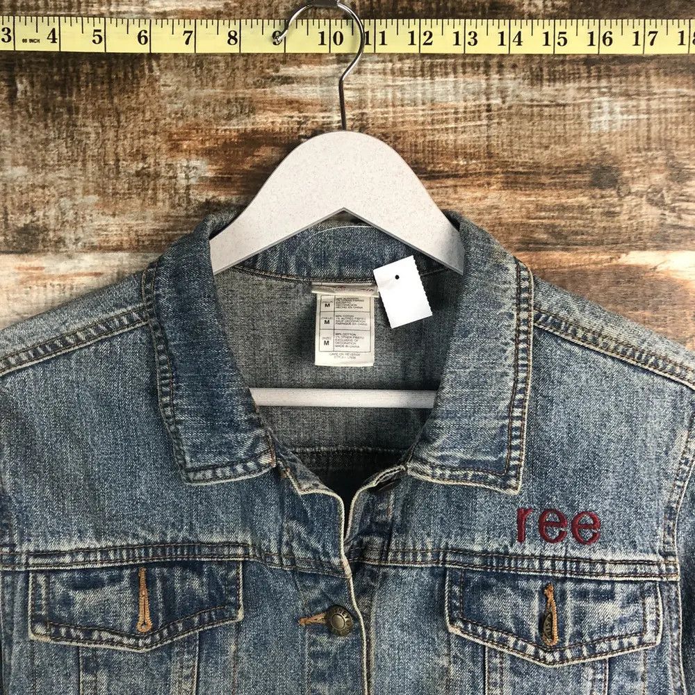 Disney Disney Mickey Mouse Denim Jacket #A1292 Size S / US 4 / IT 40 - 8 Thumbnail