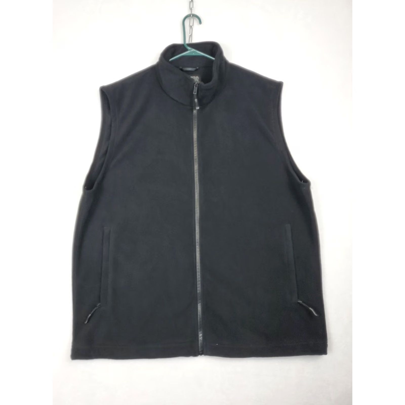 Vintage Midway USA Black Full Zip Vest Fleece Hunting Shooting Men's XL Zip Pockets Size US XL / EU 56 / 4 - 2 Thumbnail
