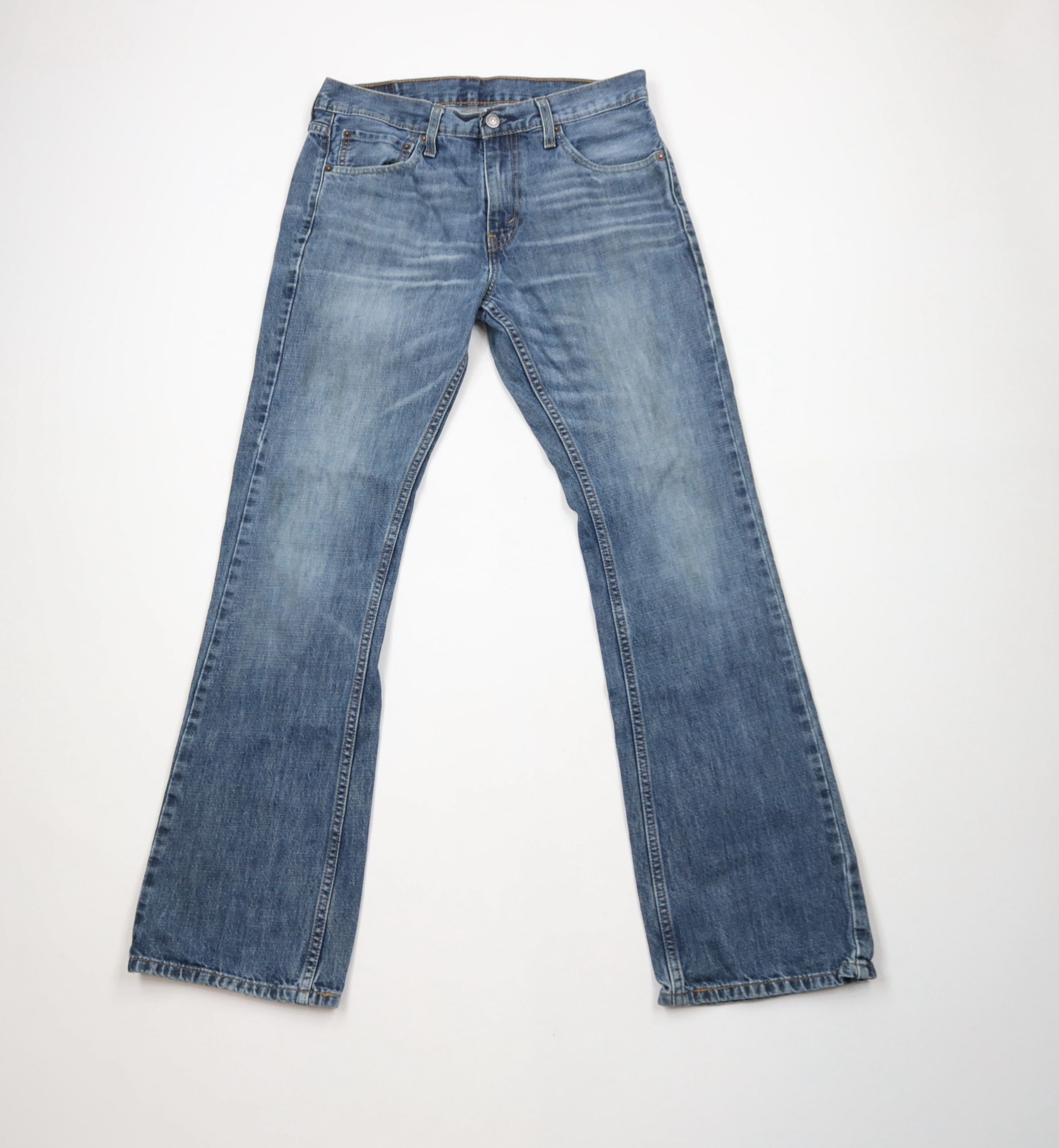 Levi's Vintage Y2K Levis 527 Slim Fit Bootcut Denim Jeans Blue Size US 32 / EU 48 - 1 Thumbnail