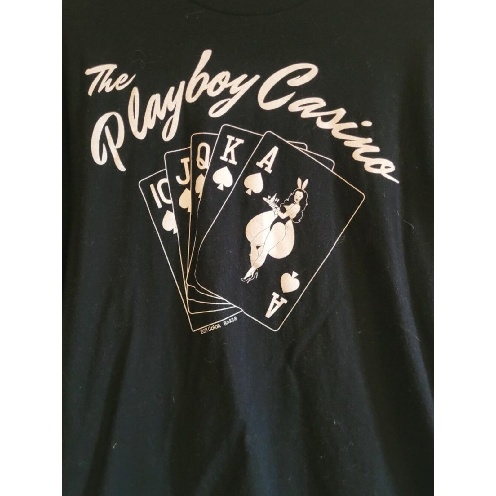 Comfort Colors Color Bars x Playboy Casino Graphic T-Shirt Black XL Size US XL / EU 56 / 4 - 2 Thumbnail