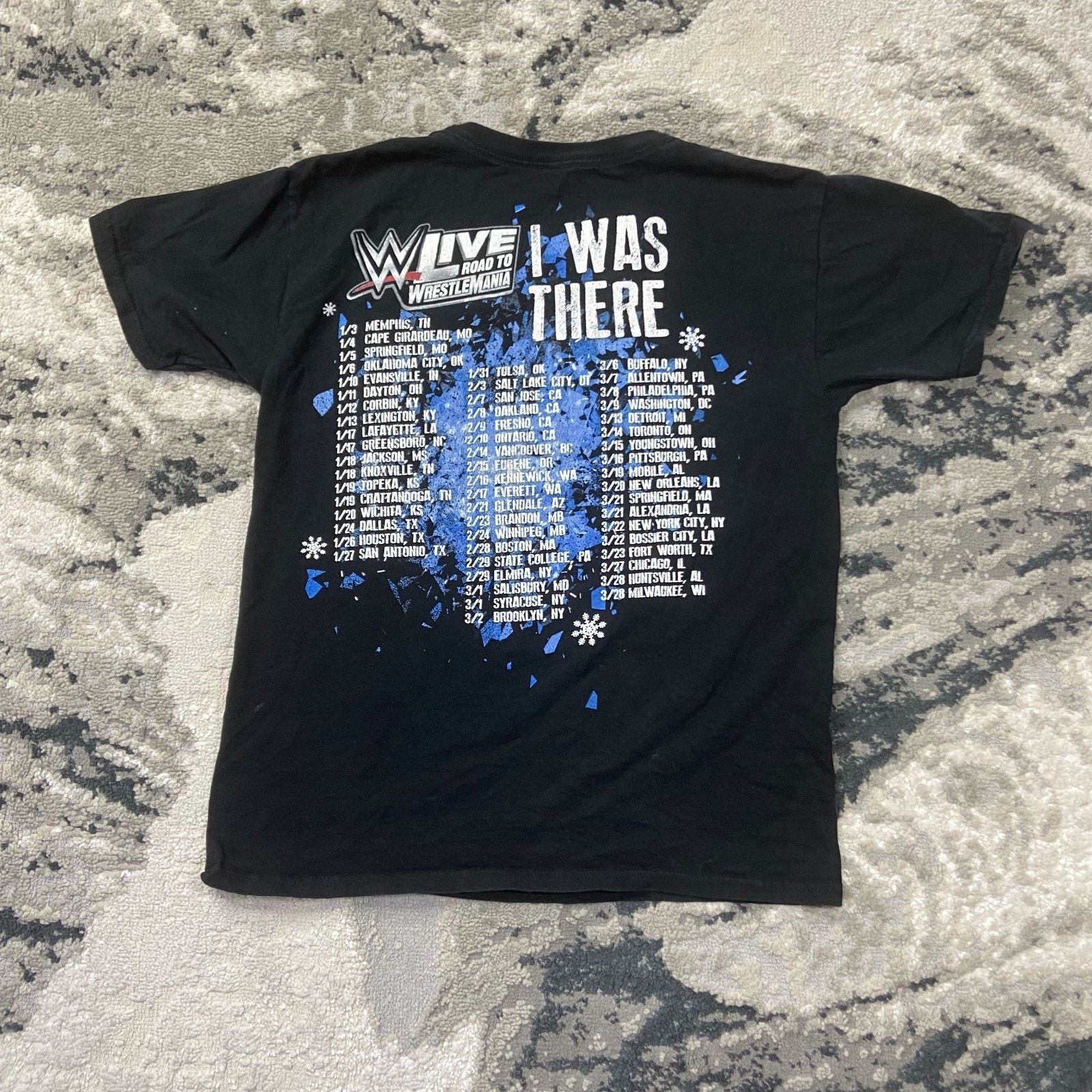 & Other Stories Authentic WWE Live Road Wrestlemania T Shirt Youth Medium Size US M / EU 48-50 / 2 - 2 Thumbnail