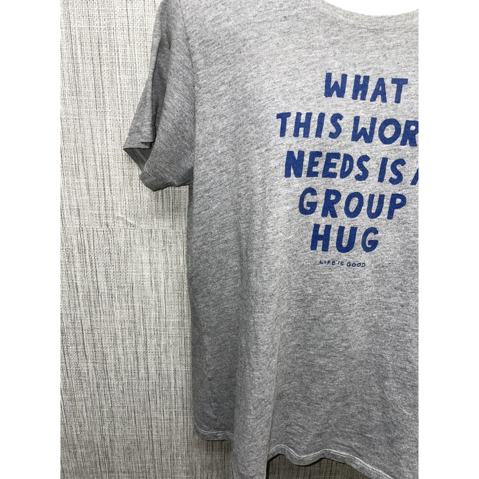 Life is Good Life IS Good T-Shirt Mens L Gray Graphic Size US L / EU 52-54 / 3 - 4 Thumbnail