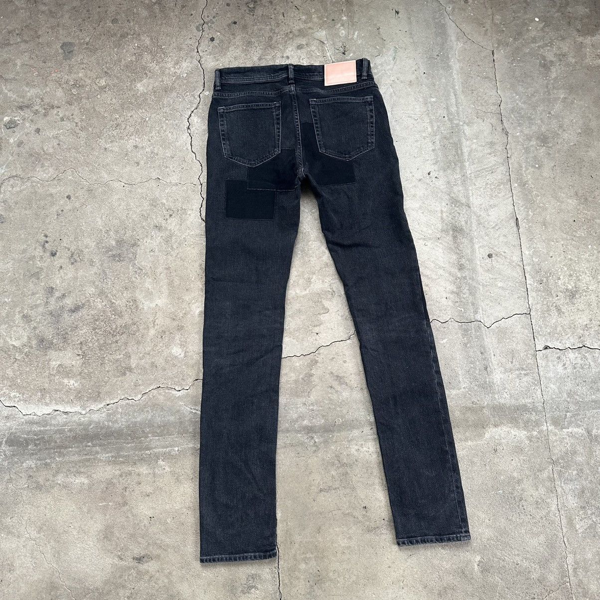Acne Studios Acne Studios River Black Patch Denim Jeans Size US 31 - 10 Thumbnail
