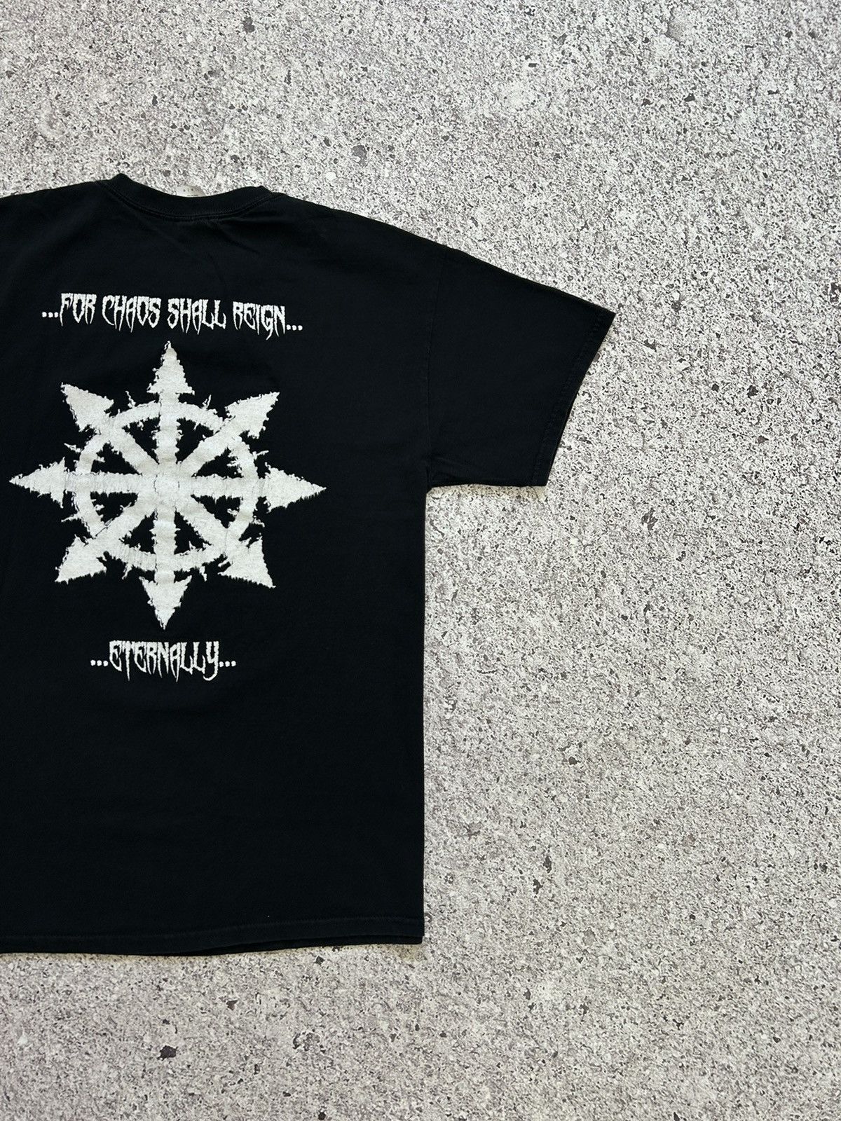 Band Tees × Vintage Vintage Chaosmonger For Chaos Shall Reign Rock Band T-Shirt Size US L / EU 52-54 / 3 - 5 Thumbnail