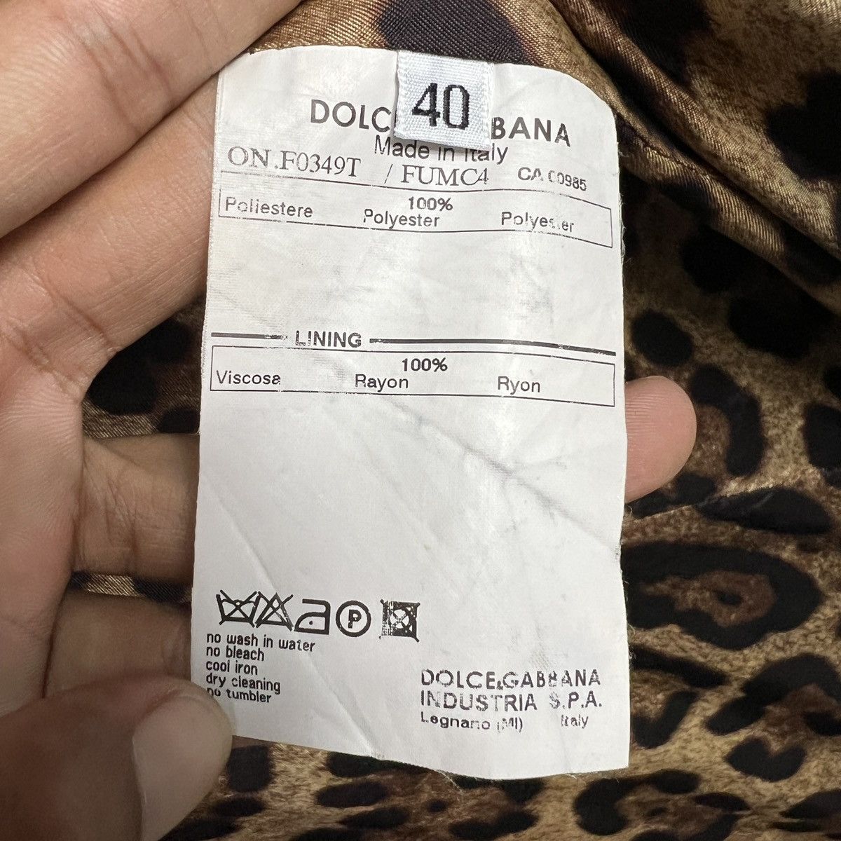 Dolce & Gabbana 🔥 Dolce & Gabbana Double Breast Trenchcoat Leopard lining Size S / US 4 / IT 40 - 16 Thumbnail