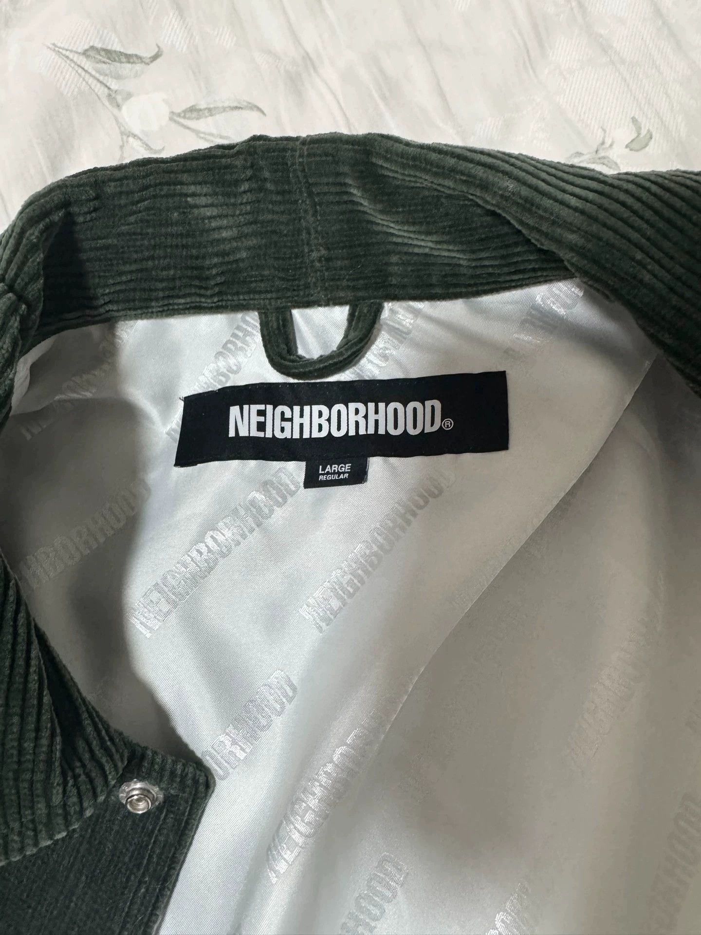 Neighborhood Neighborhood 22AW Corduroy Work Coach Jacket Green L Size US L / EU 52-54 / 3 - 3 Thumbnail