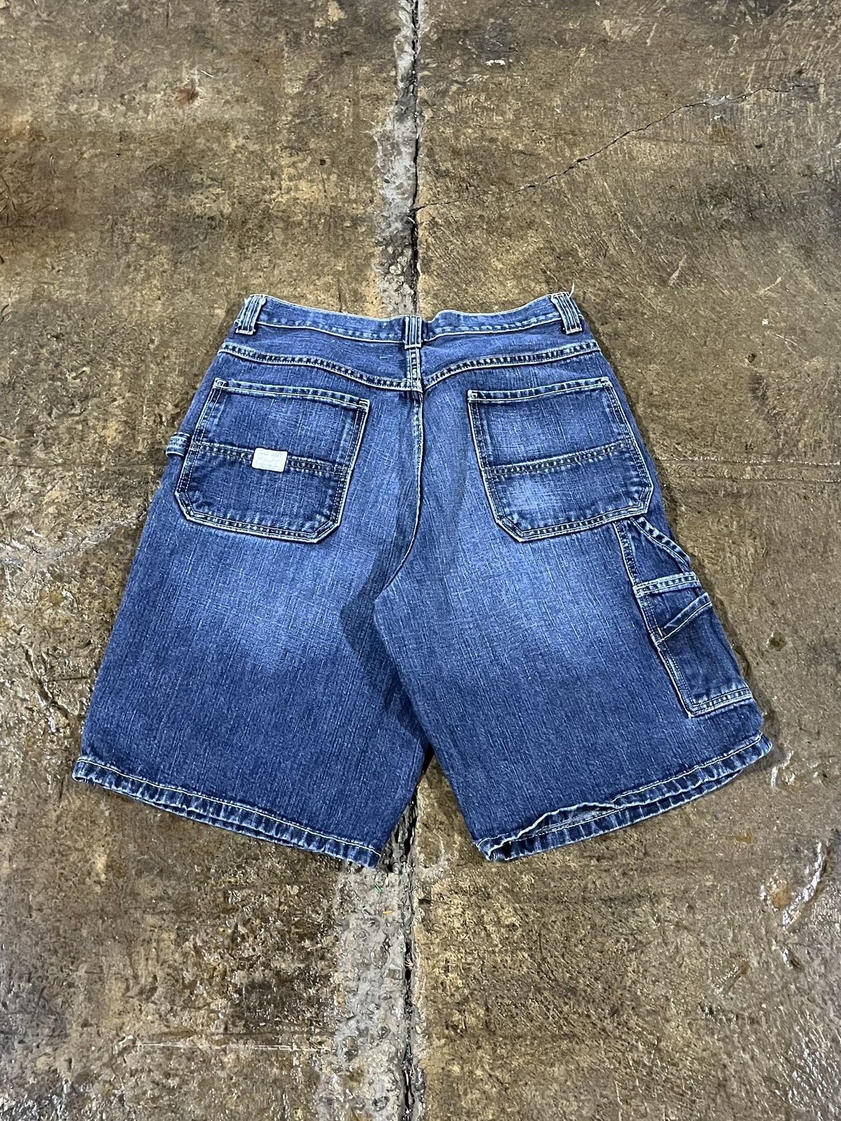 Carhartt × Old Navy × Vintage Crazy Y2K Old Navy Carpenter Jorts Baggy Skater JNCO Shorts Size US 34 / EU 50 - 1 Thumbnail