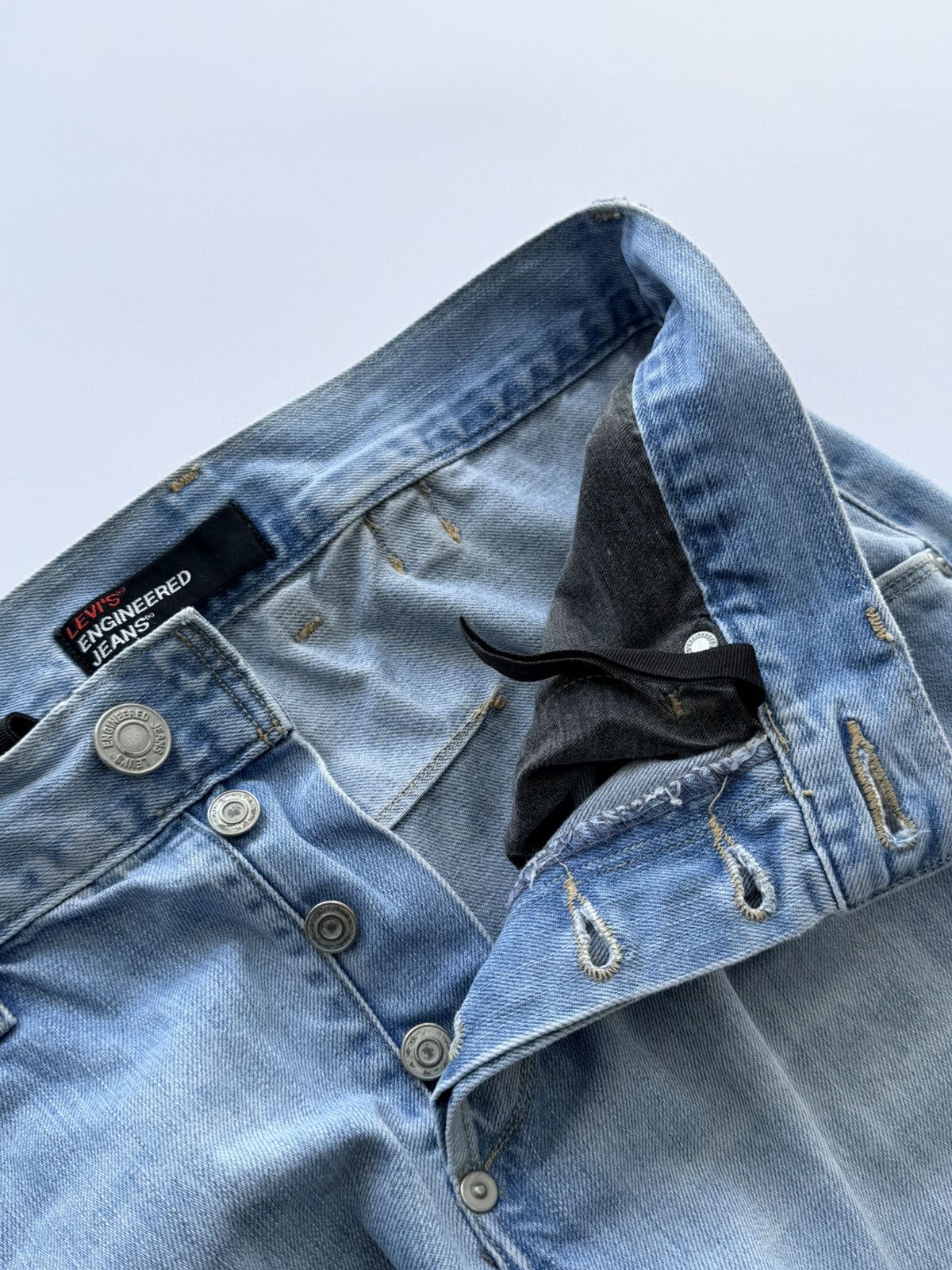 Levi's Levis Engineered Buckle Back Washed Twisted Jeans Size US 32 / EU 48 - 8 Thumbnail