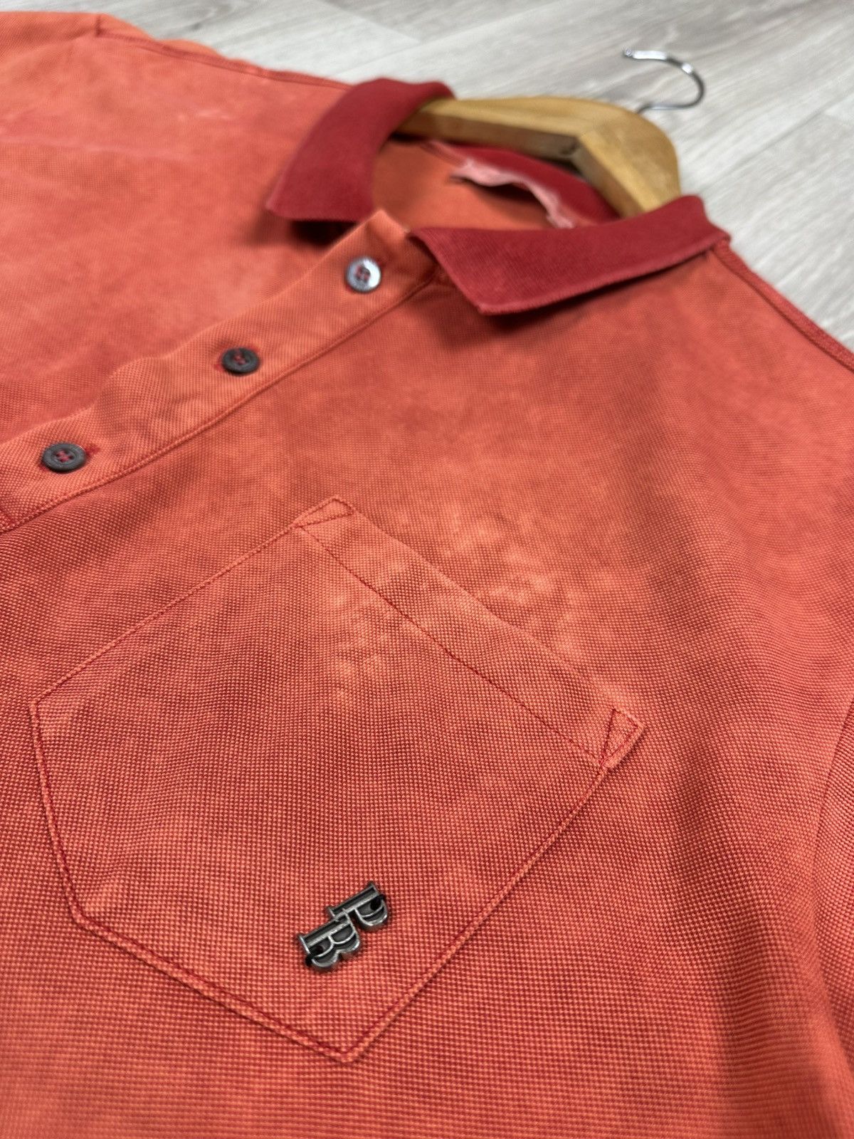 Pierre Balmain × Vintage Vintage Pierre BALMAIN POLOS T-Shirt Garment Dyed Size US XL / EU 56 / 4 - 4 Thumbnail