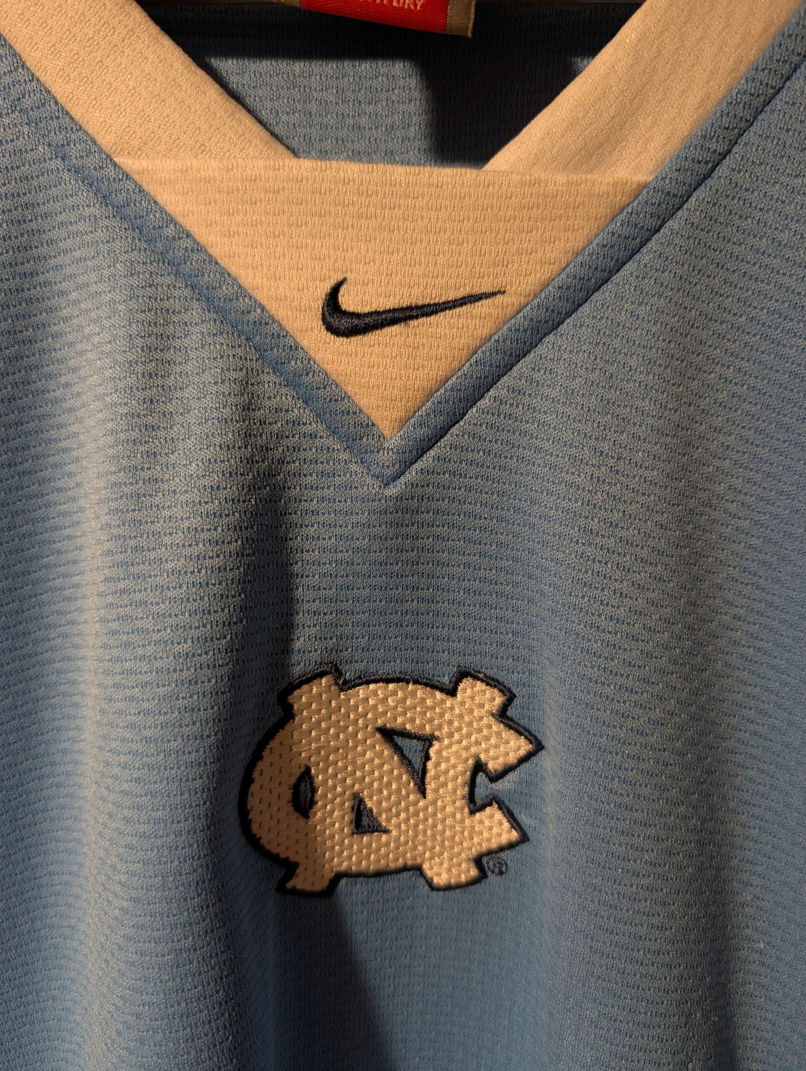 Nike Vintage Y2K Nike Center Swoosh North Carolina College Jersey Size US XXL / EU 58 / 5 - 2 Thumbnail