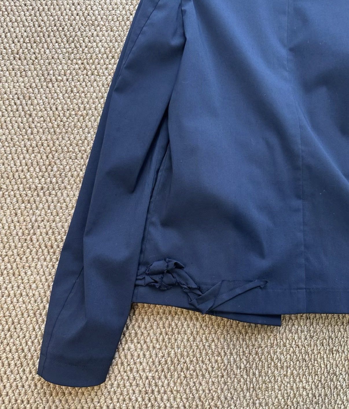 Comme des Garcons COMME des GARÇONS Navy Hand-Pleated Blazer K23 Size US M / EU 48-50 / 2 - 8 Thumbnail