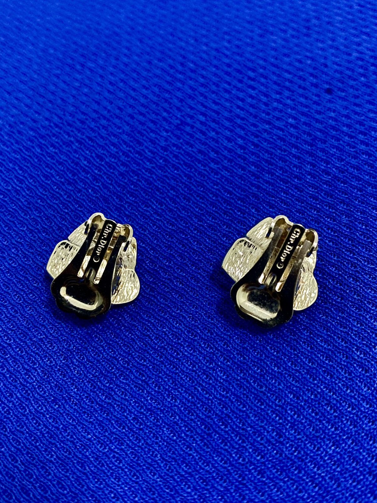 Dior Christian Dior Gold Flowers Earrings Size ONE SIZE - 5 Thumbnail