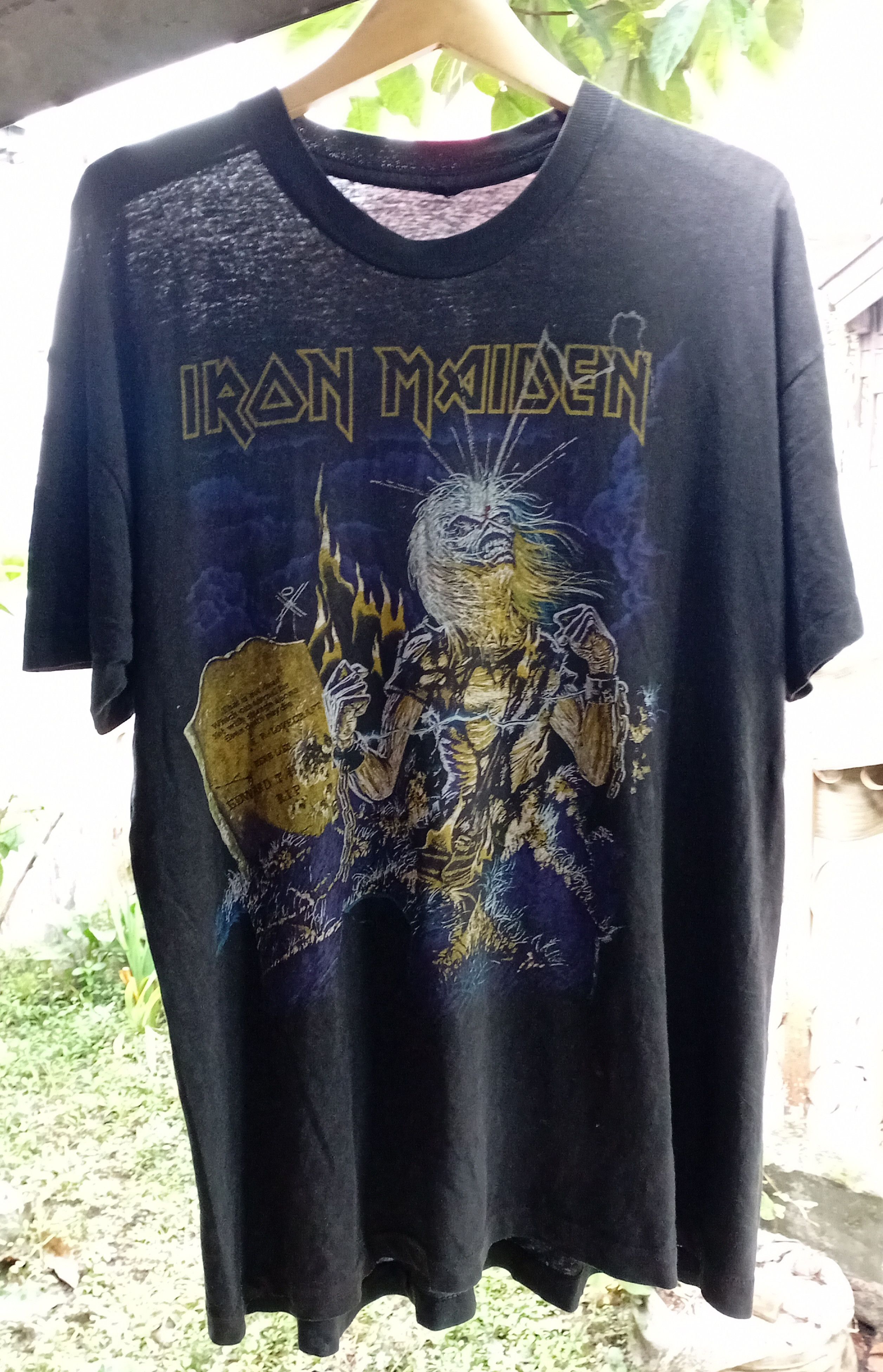 Vintage iron maiden Life after death tour 1985 shirt rare