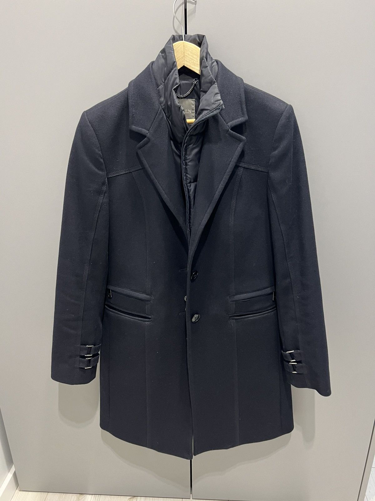 Vintage Mabrun Archive Wool Blend Fitted Coat Women Minimal Tailored Size M / US 6-8 / IT 42-44 - 10 Thumbnail