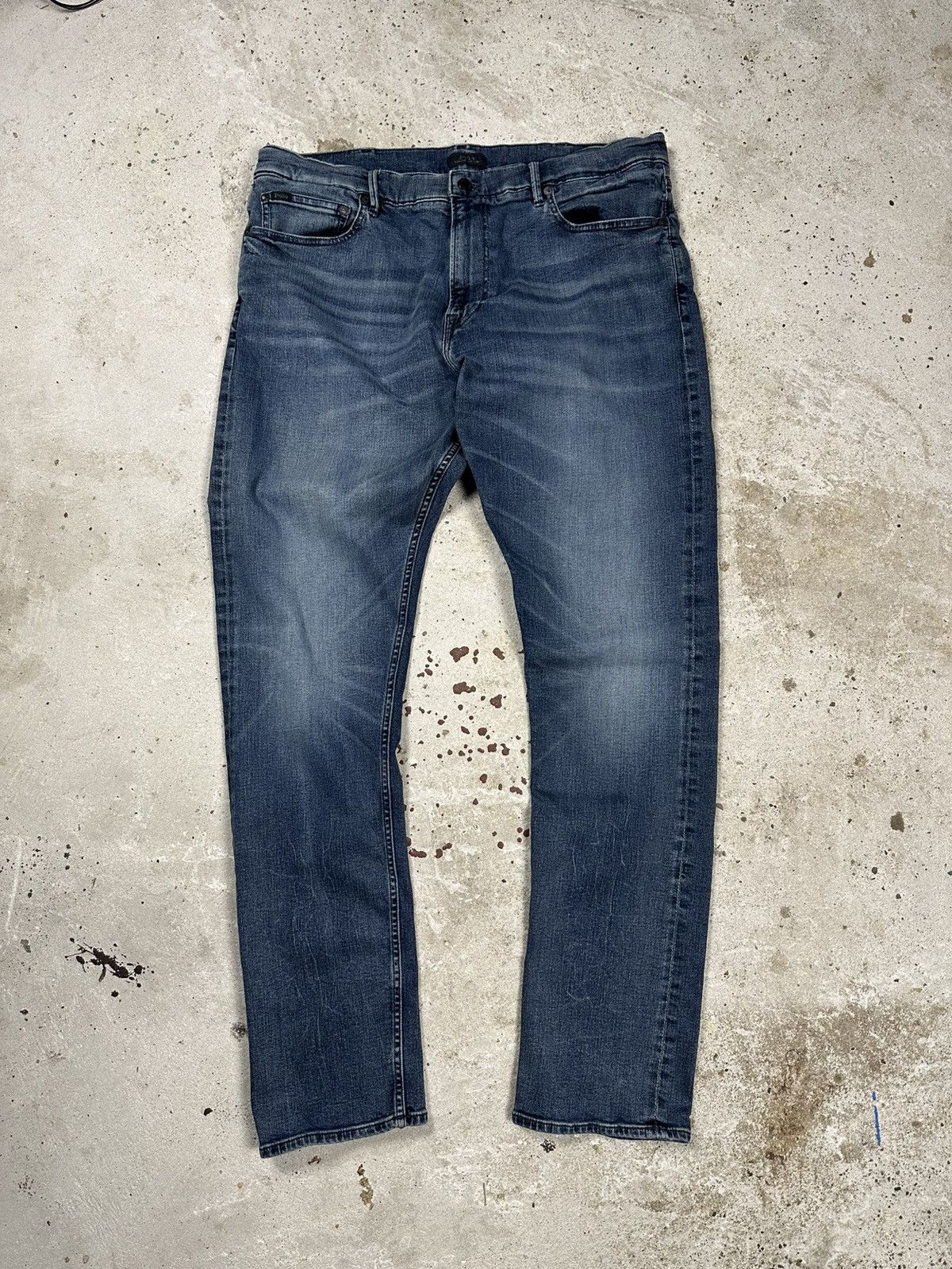 Polo Ralph Lauren × Vintage Vintage Y2K Polo Ralph Lauren Navy Jeans Denim Pants Size US 38 / EU 54 - 2 Thumbnail