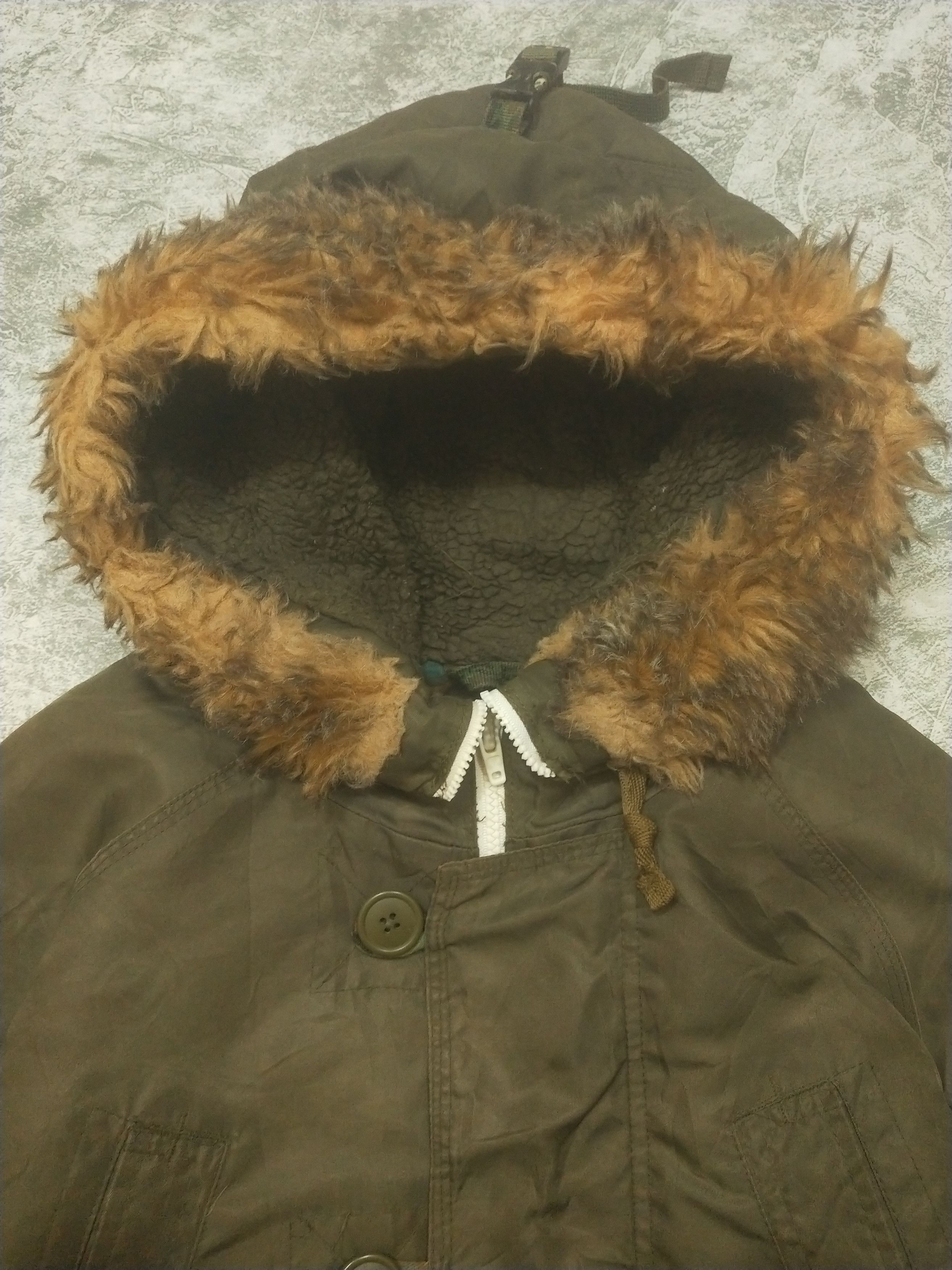 Gap × Japanese Brand × Le Grande Bleu (L.G.B.) GAP Military Fur Parka Puffer Size US XXL / EU 58 / 5 - 2 Thumbnail