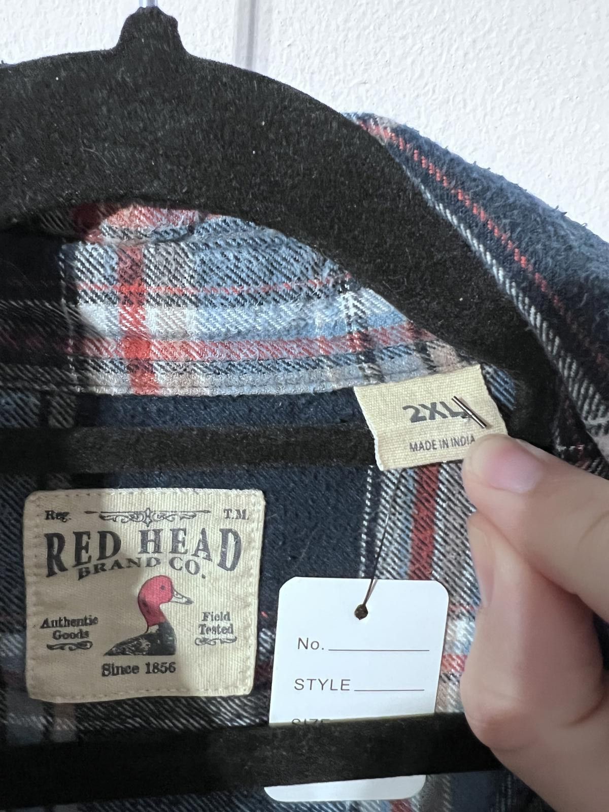 Other Red Head Brand Co Checked Flannel Shirt 2XL Size US XXL / EU 58 / 5 - 3 Thumbnail