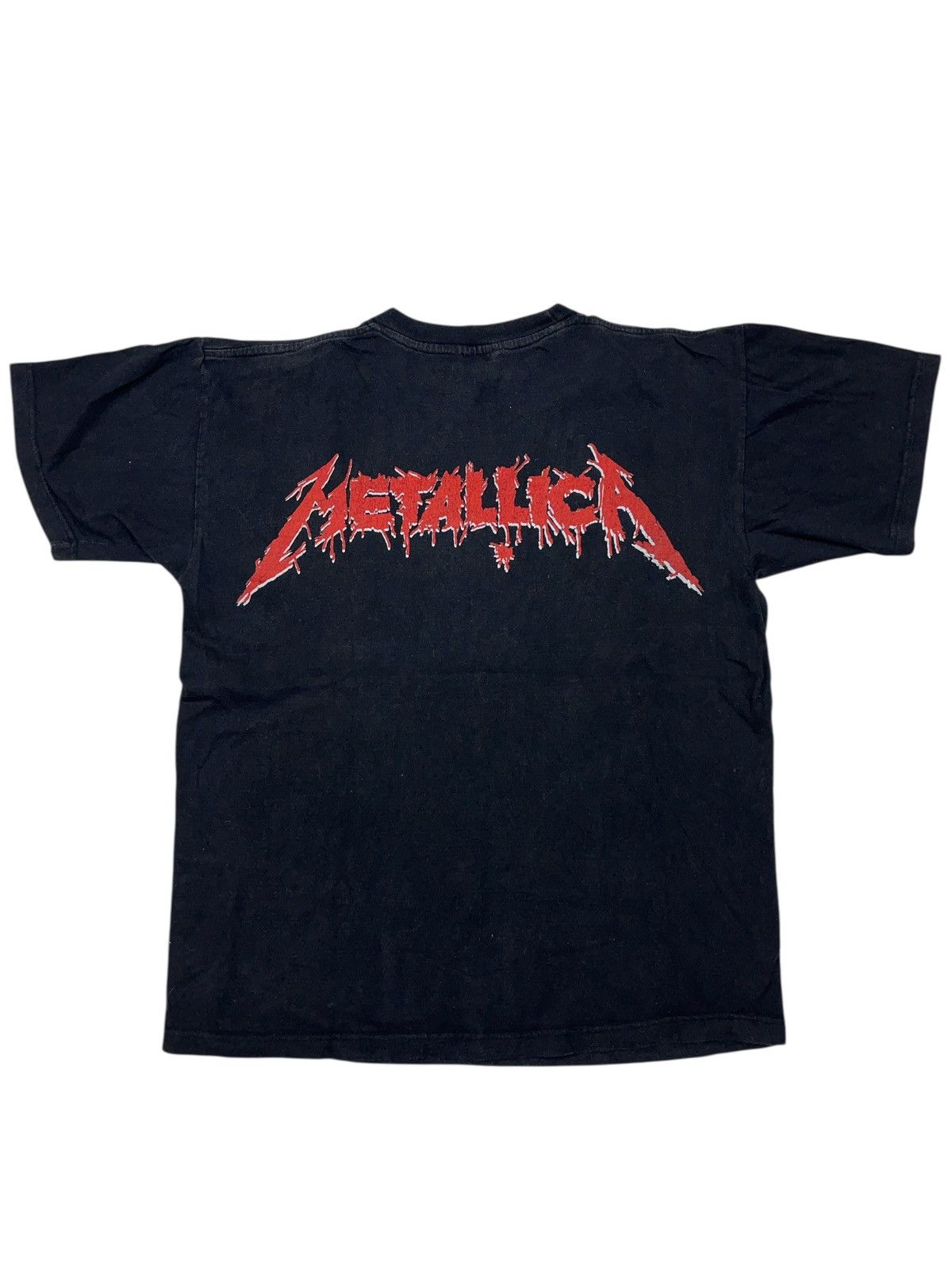 Band Tees × Metallica × Vintage Vintage Metallica AOP Ride The Lightning Bootleg T-shirt Size US S / EU 44-46 / 1 - 2 Thumbnail