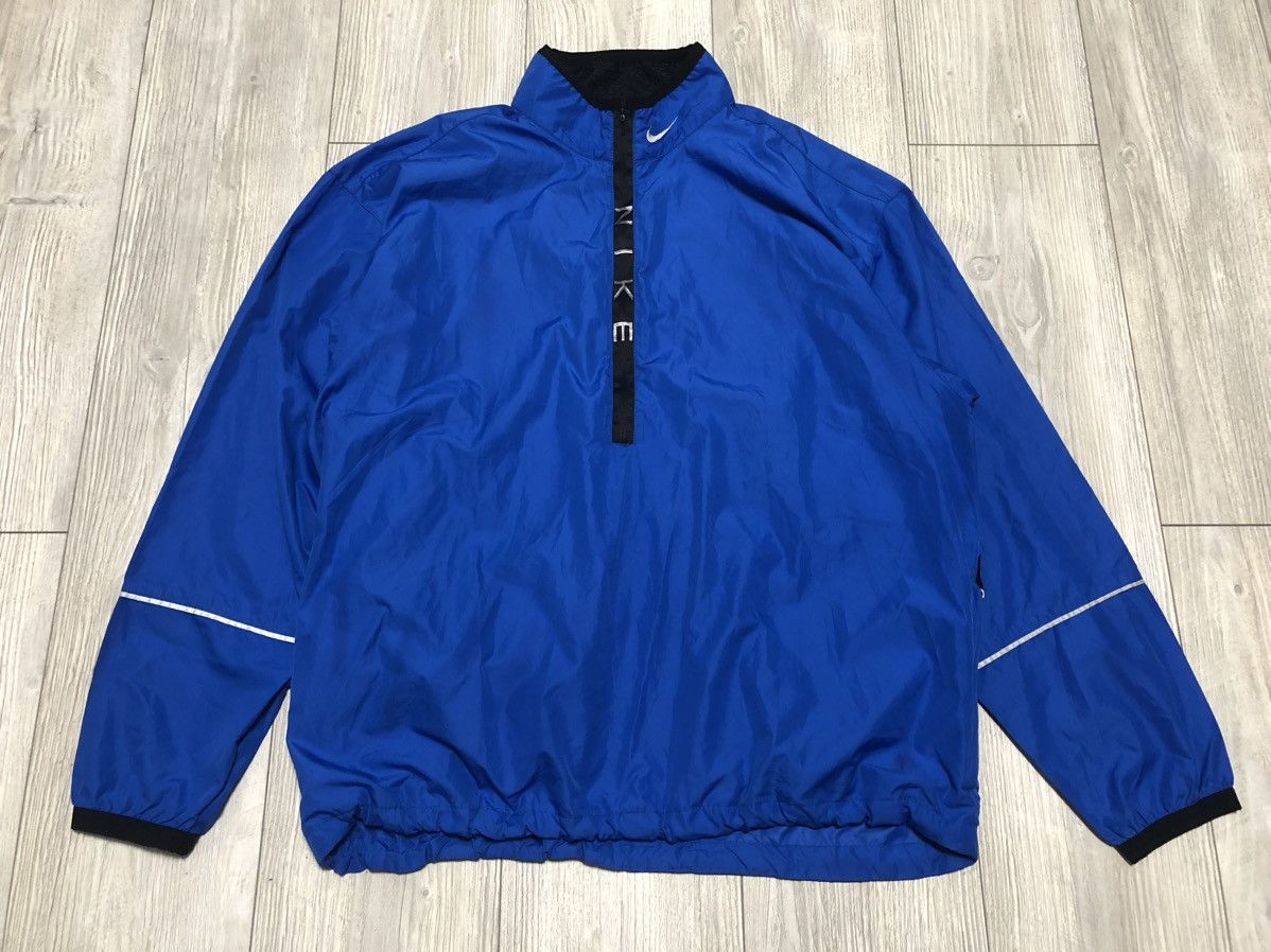 Nike Vintage Nike Light Windbreaker Jacket 1/4 Zip Nylon Y2K Size US XL / EU 56 / 4 - 1 Thumbnail
