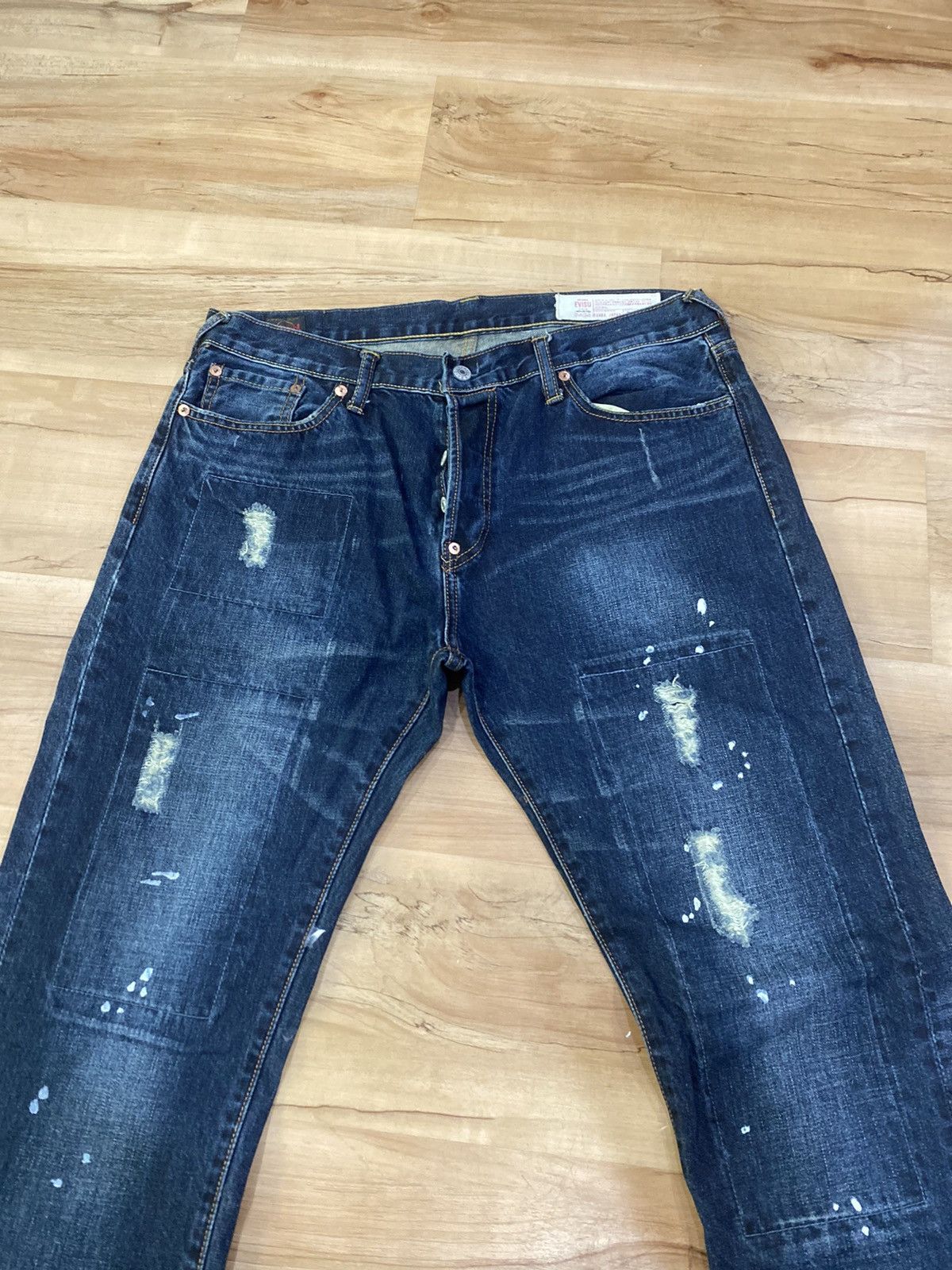 Evisu × Japanese Brand Vintage evisu jeans Size US 36 / EU 52 - 7 Thumbnail