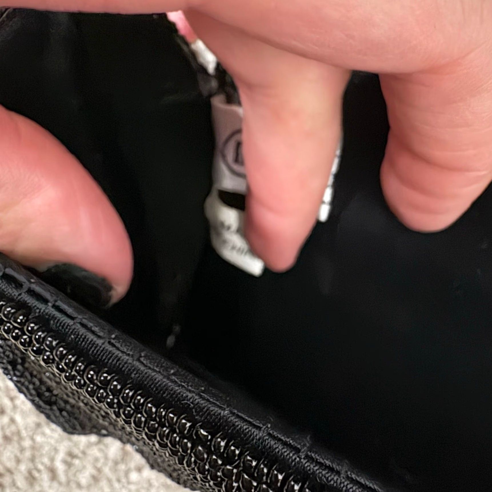 Vintage VINTAGE Lauren Alexandra Black Beaded Clutch Bag Purse Women, Black, Polyester, Clutch, 7" x 5.5" Size ONE SIZE - 6 Thumbnail