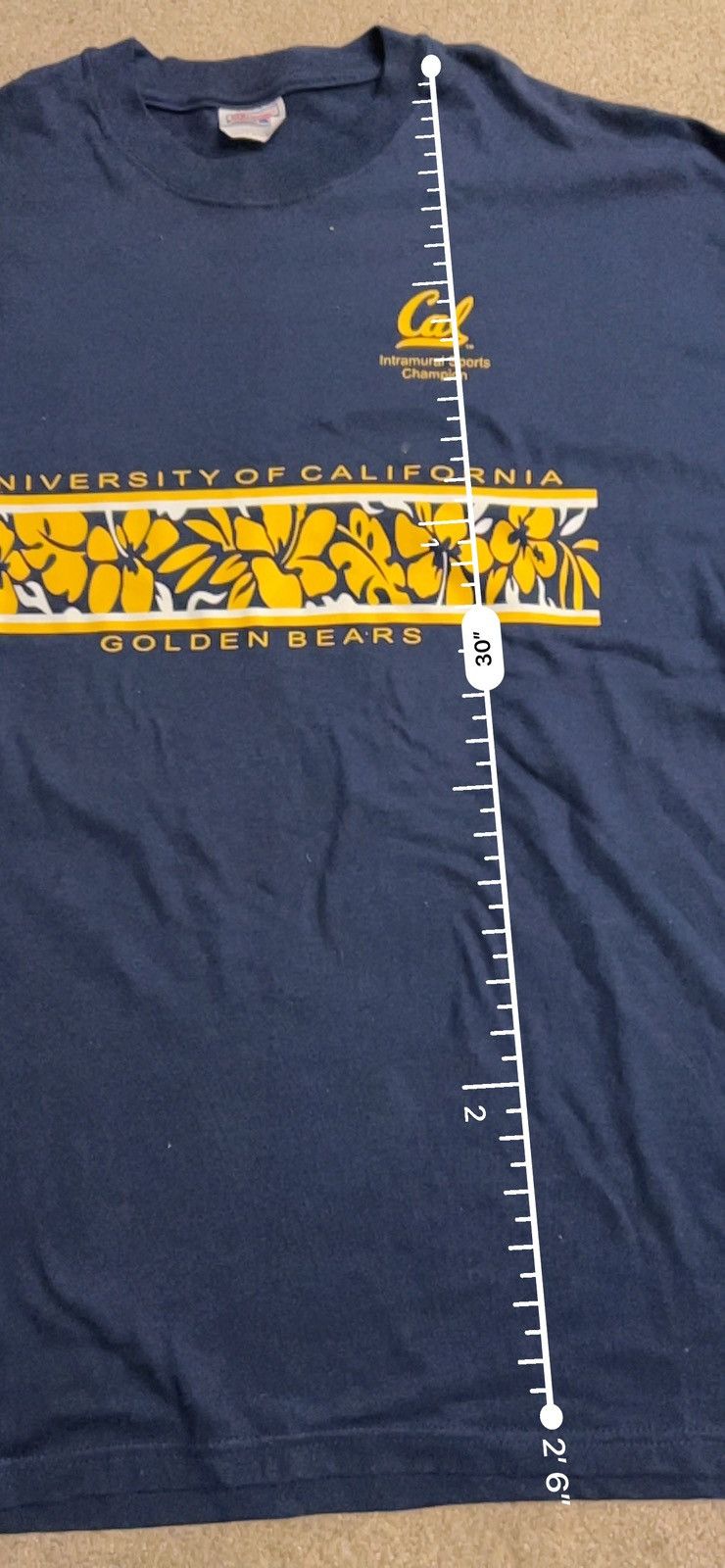 Vintage Vintage 2000 UC Berkeley Sports Champion Size US XL / EU 56 / 4 - 5 Thumbnail