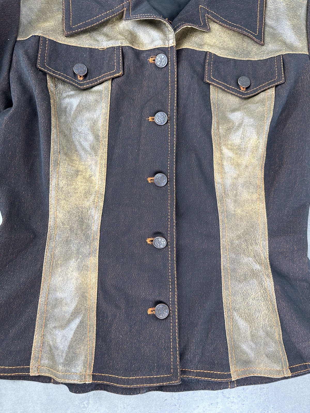 Japanese Brand Vintage Brown Jacket Size S / US 4 / IT 40 - 7 Thumbnail