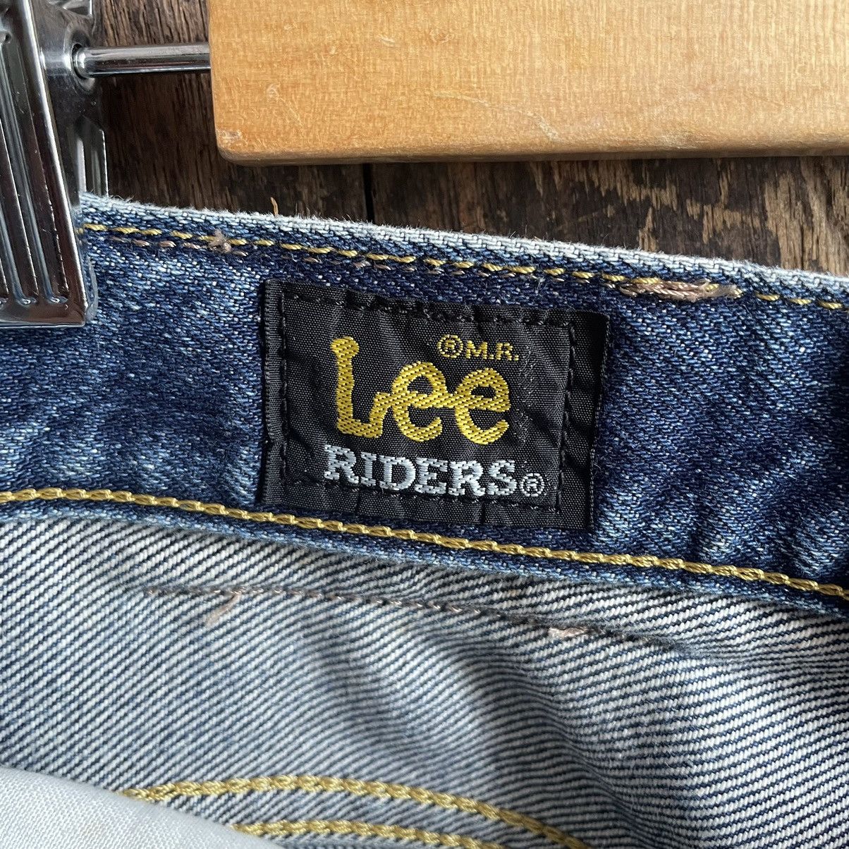 Lee × Vintage Vintage Lee Rider Flare Denim Jeans Size US 31 - 4 Thumbnail