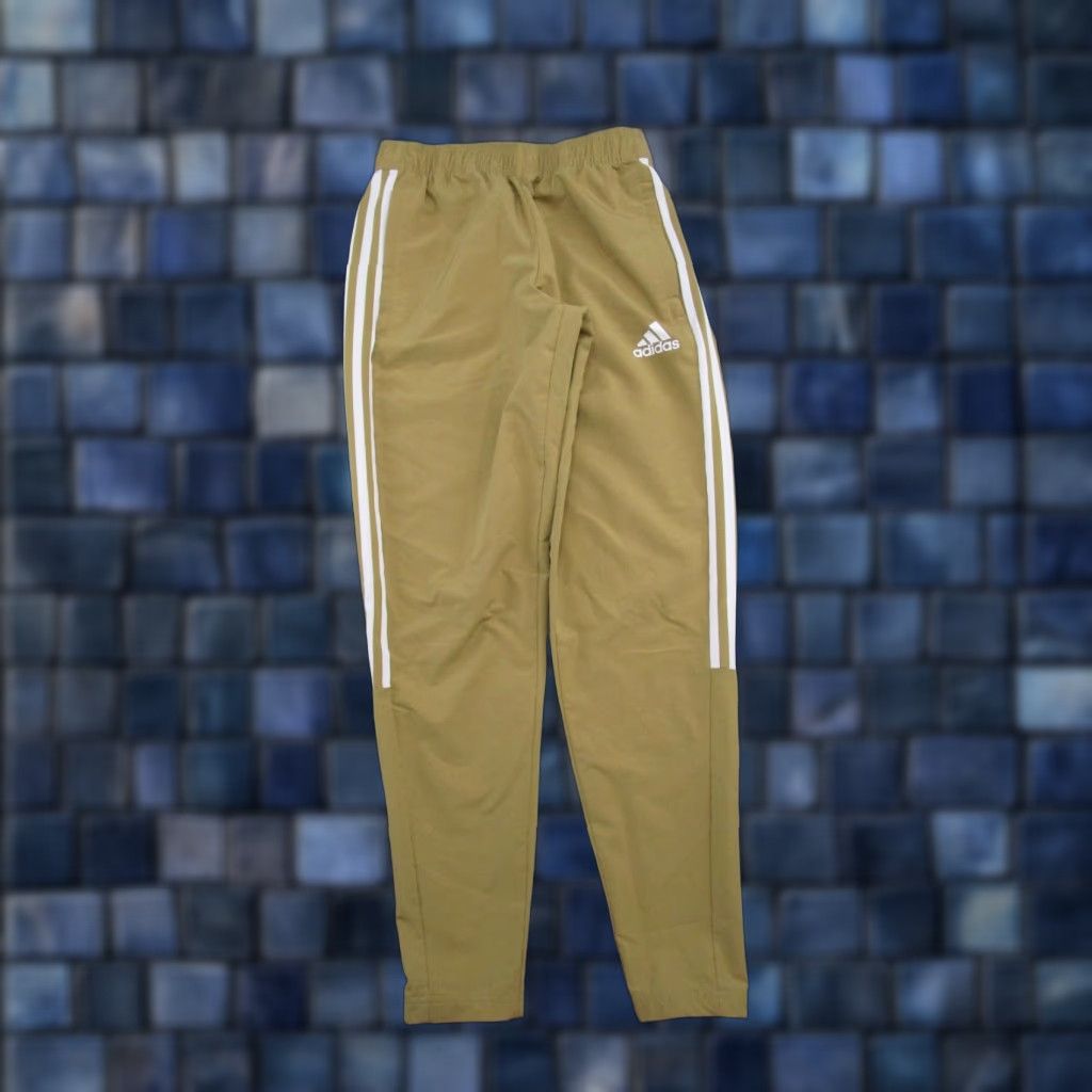 Adidas Adidas Women's Track Pants S 3 Stripe Primegreen Tapered Multicolor Athletic Waist Adjustable Elastic Size 28" / US 6 / IT 42 - 1 Thumbnail