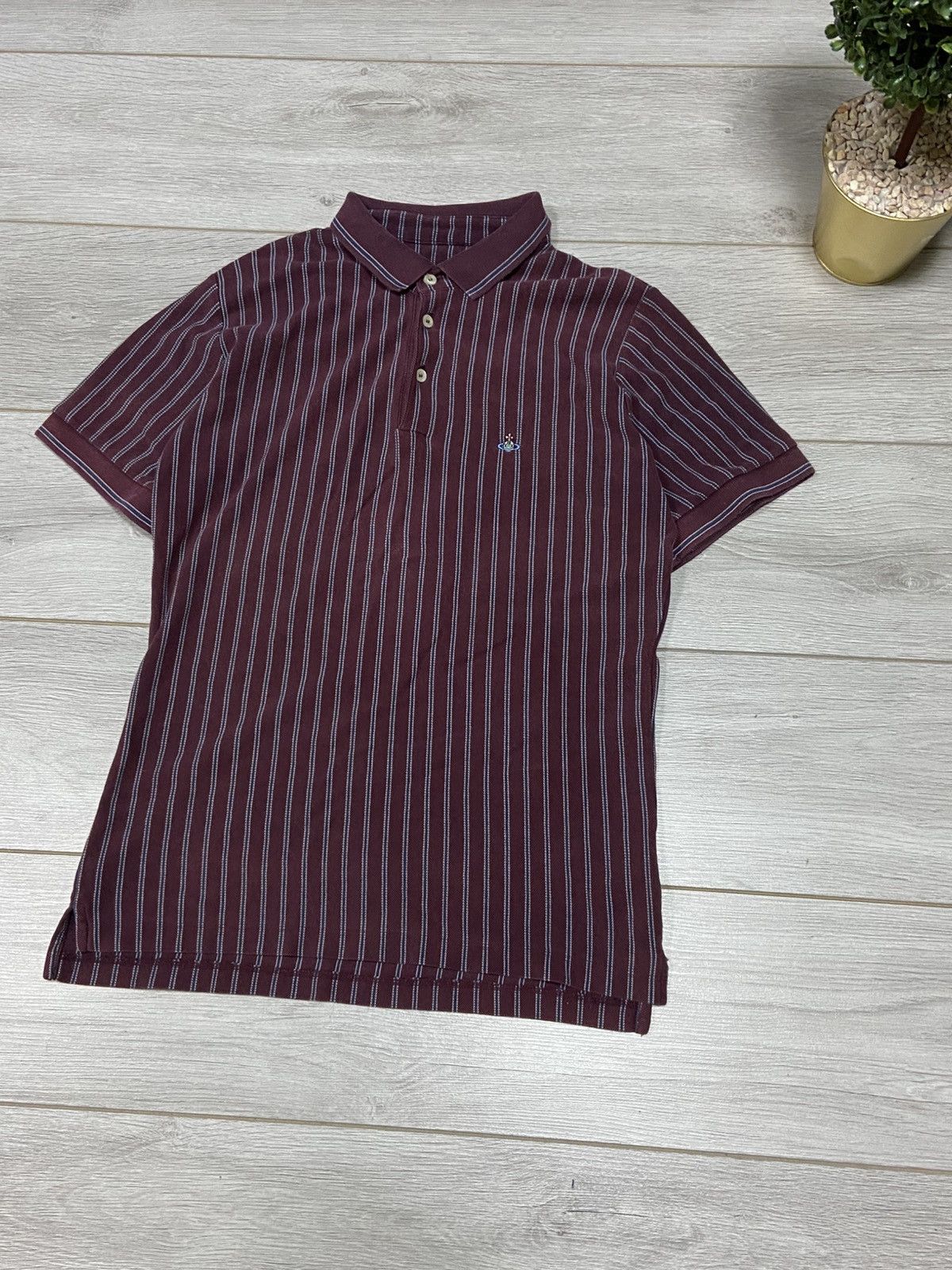 Vivienne Westwood Vivienne Westwood vintage small orb polo striped Size US L / EU 52-54 / 3 - 2 Thumbnail