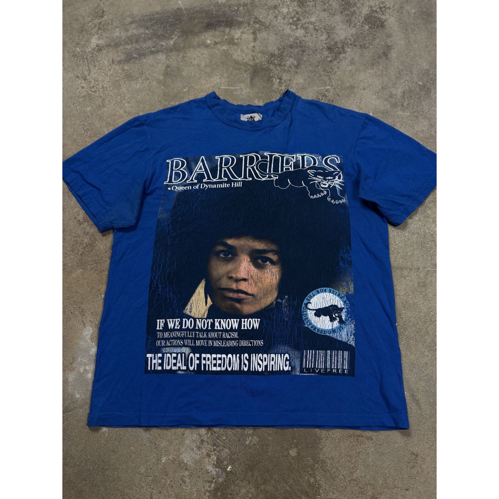 Barriers Barriers Blue Dynamite Tee Used Large Size US L / EU 52-54 / 3 - 1 Thumbnail