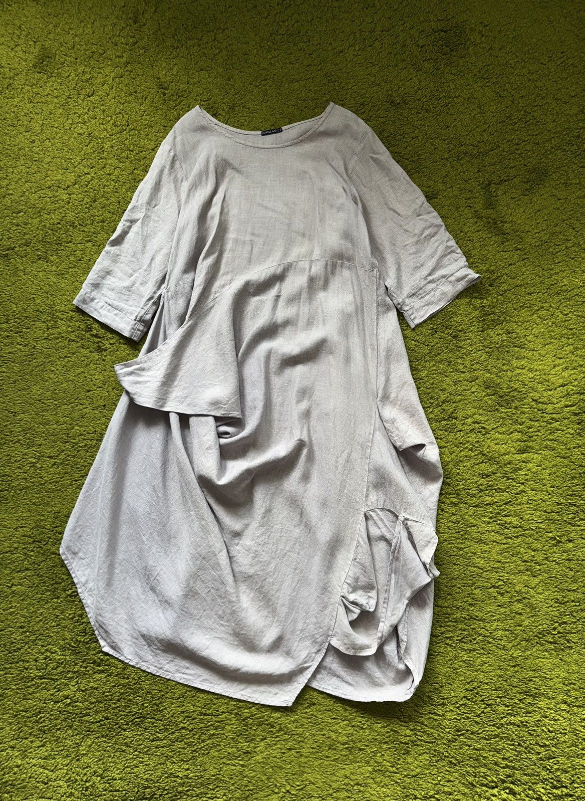 Hysteric Glamour Grizas 100% linen avant garde assymetric wide dress Size XL / US 12-14 / IT 48-50 - 1 Thumbnail