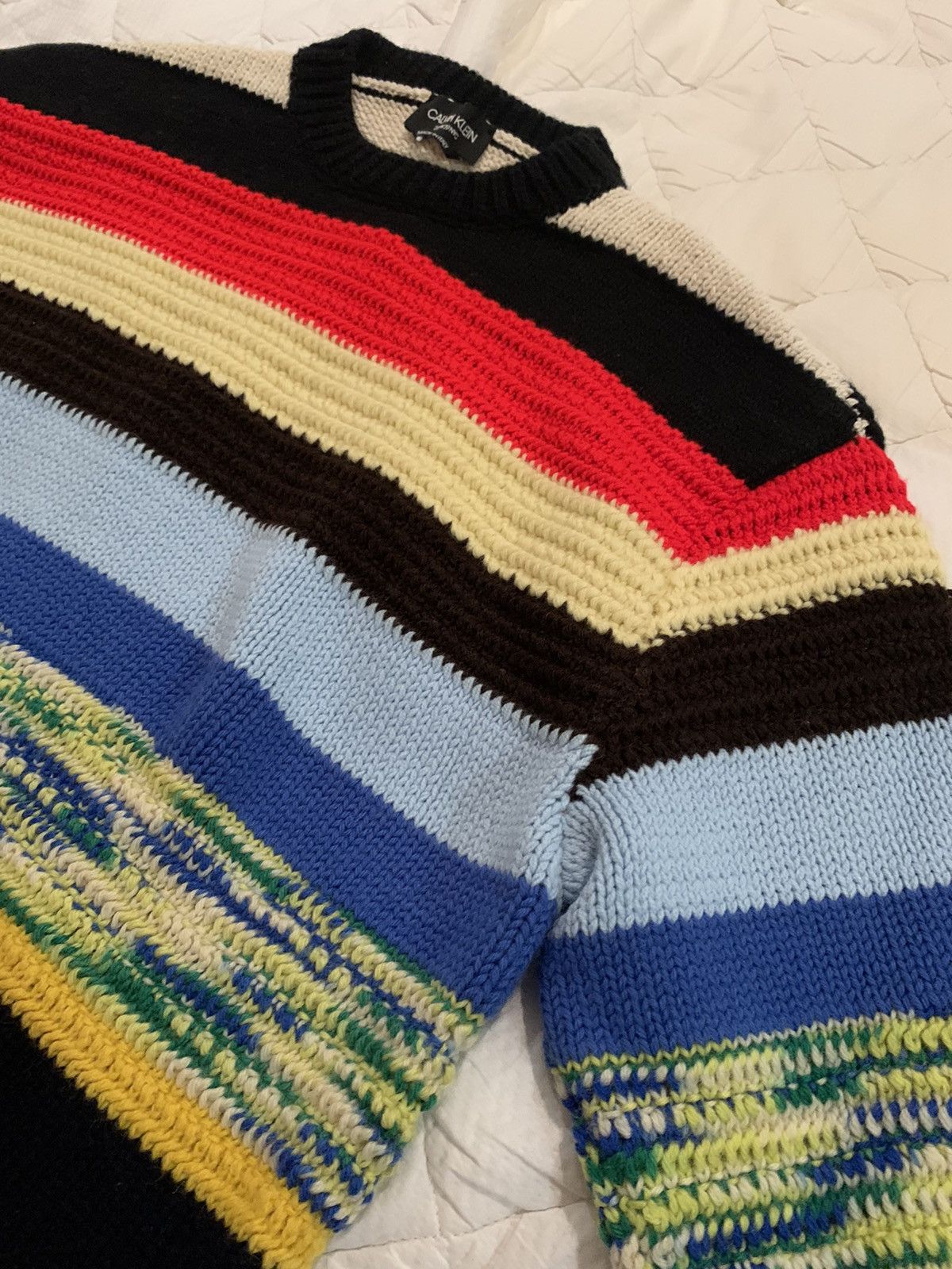 Calvin Klein 205W39NYC CK205W39NYC multi stripe knit Size US S / EU 44-46 / 1 - 10 Thumbnail