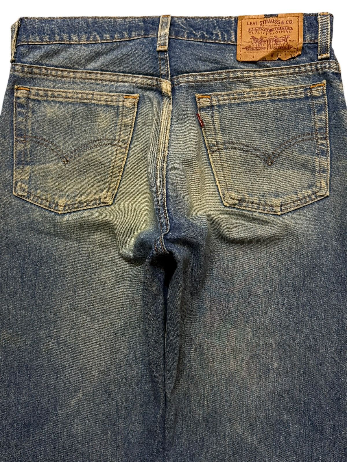 Levi's Vintage Clothing Vintage 90s Levis 515 Blue Mud Wash Distressed Straight Leg Size US 31 - 3 Thumbnail