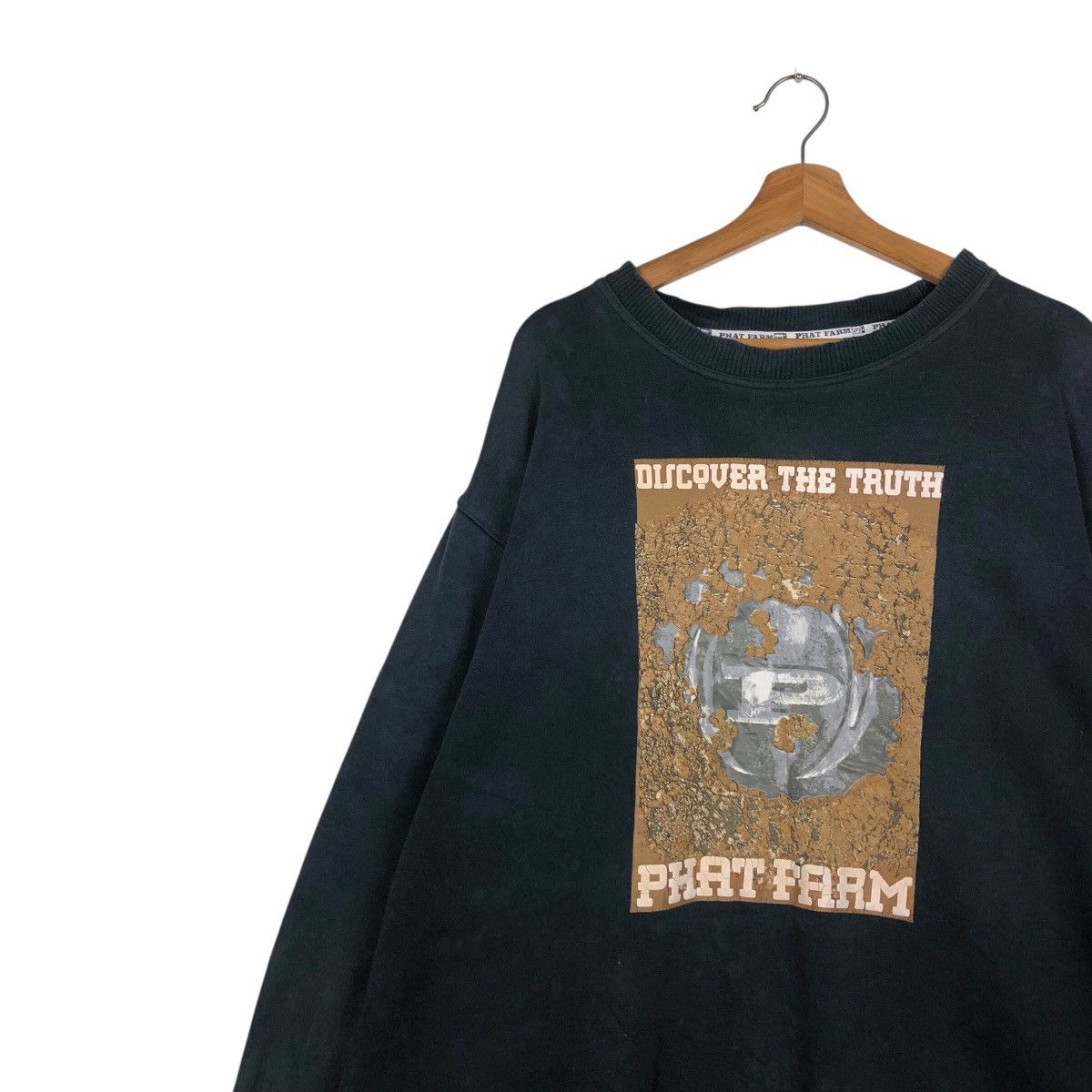 Japanese Brand 📌Vintage Sweatshirt Phat Farm Big Logo Issey Miyake Design Size US XL / EU 56 / 4 - 8 Thumbnail