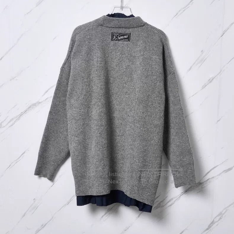 Raf Simons Raf Simons Unisex fake two-piece wool cardigan Size US S / EU 44-46 / 1 - 5 Thumbnail